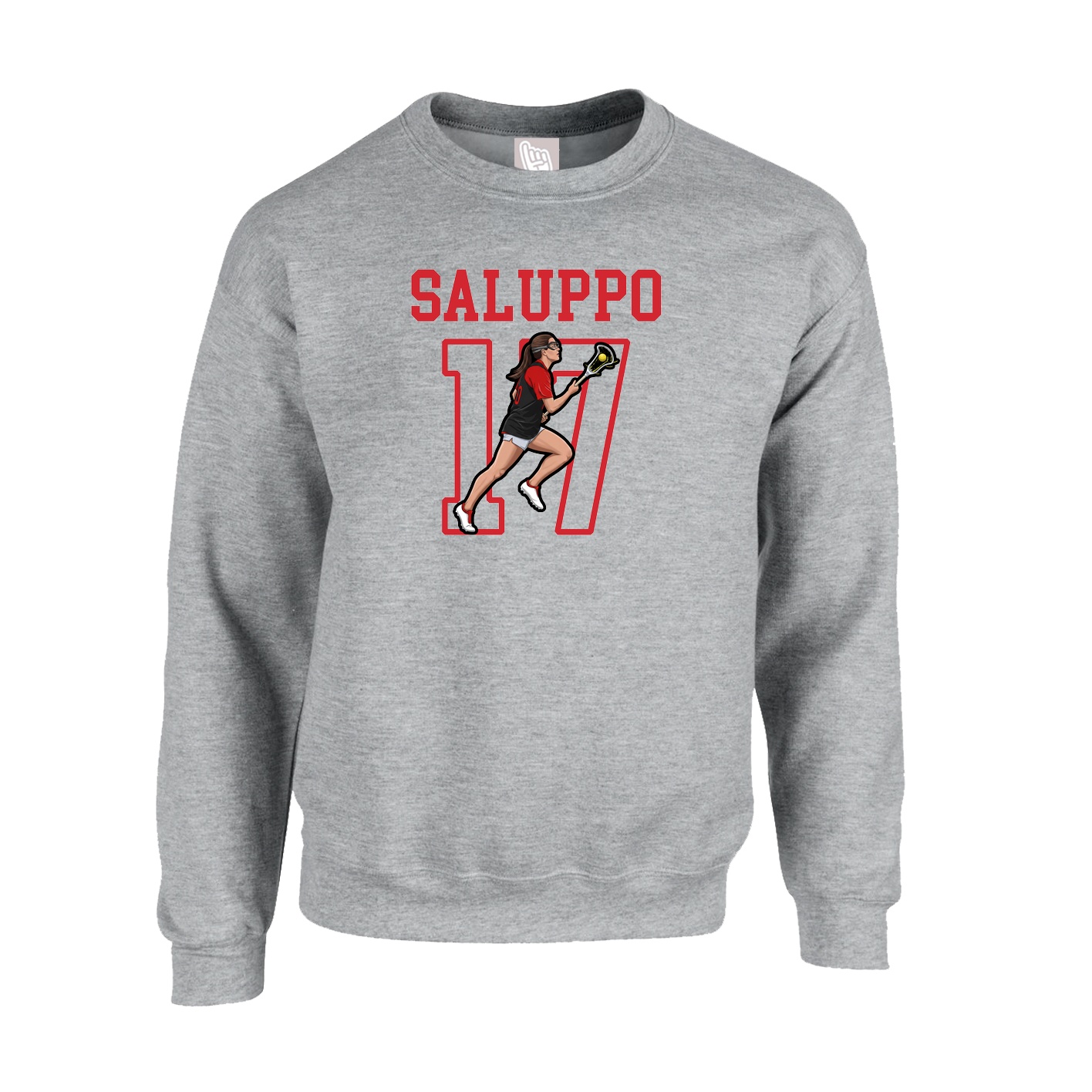 Fleece Crew — Shirsey in Grey