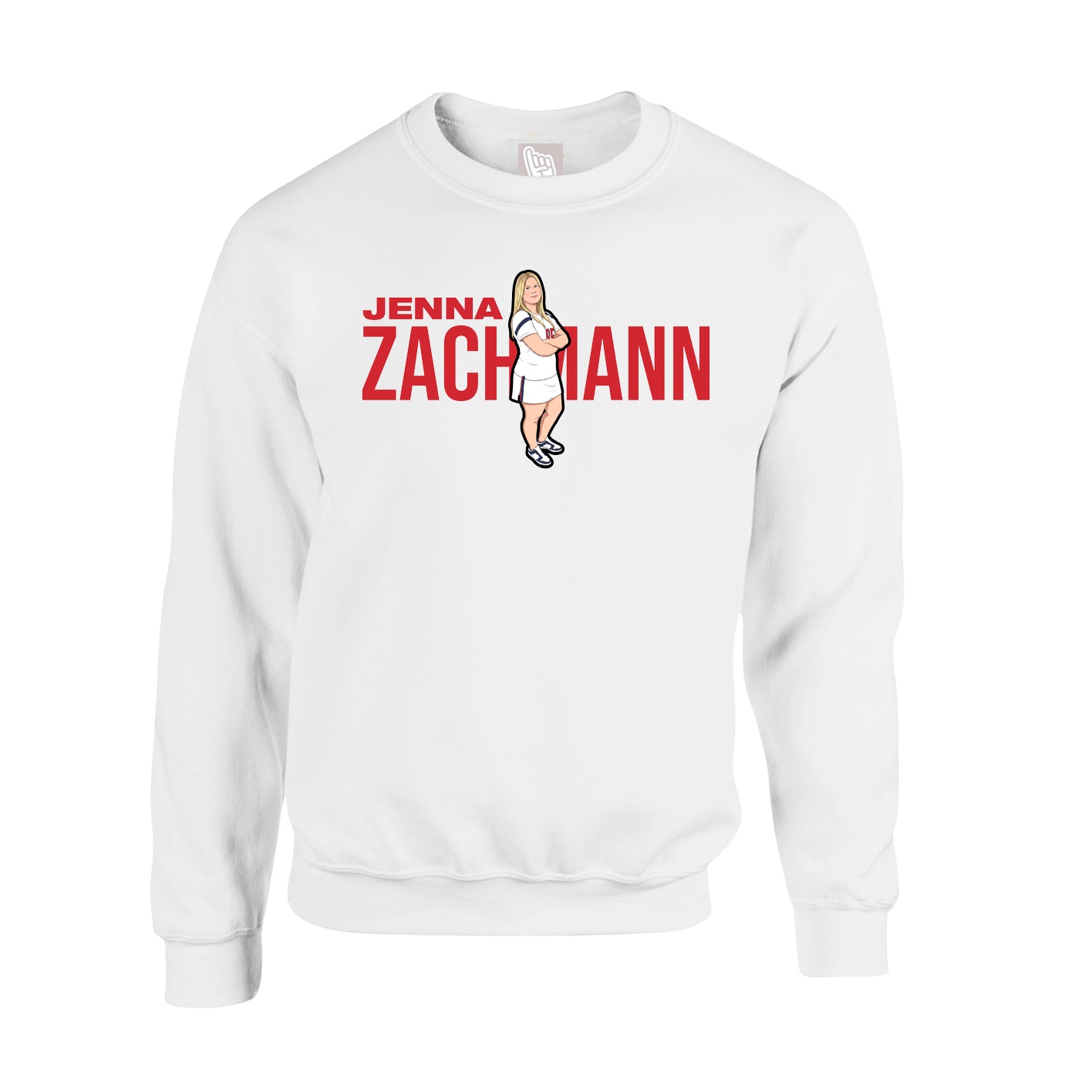 Fleece Crew — Player Name in White