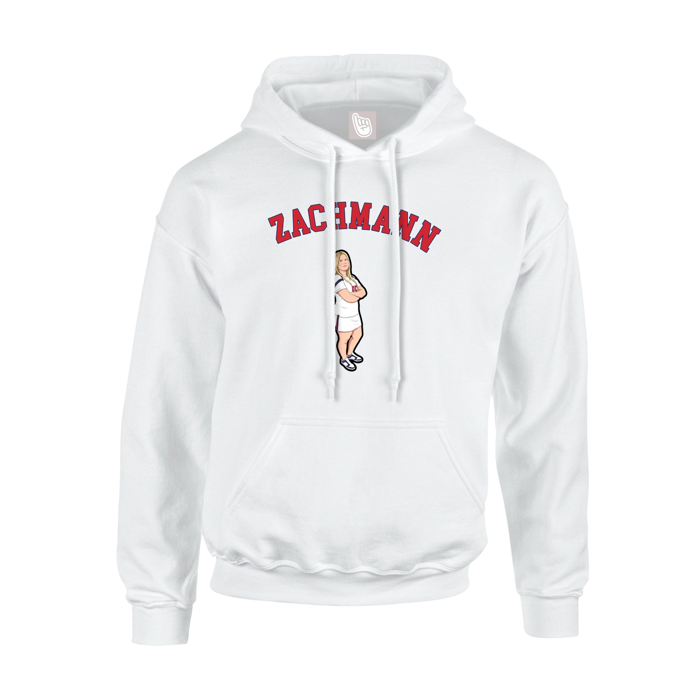 Hoodie — Shirsey Arch in White