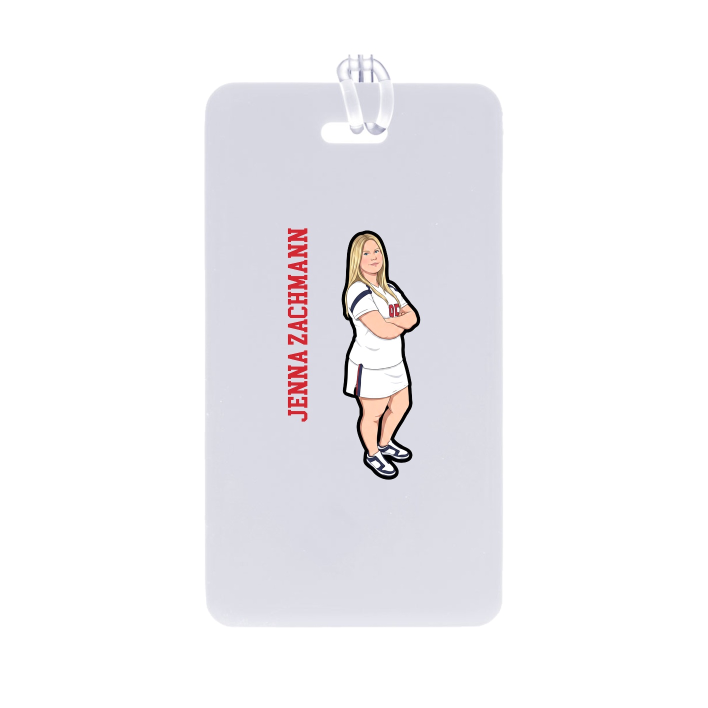Bag Tag — Name Vertical in Classic