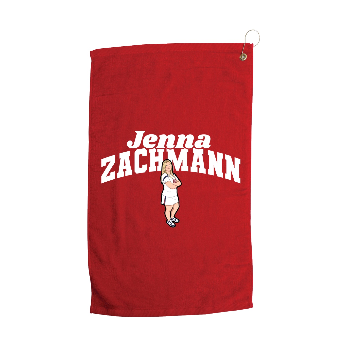 Golf Towel — Signature Arch in Red