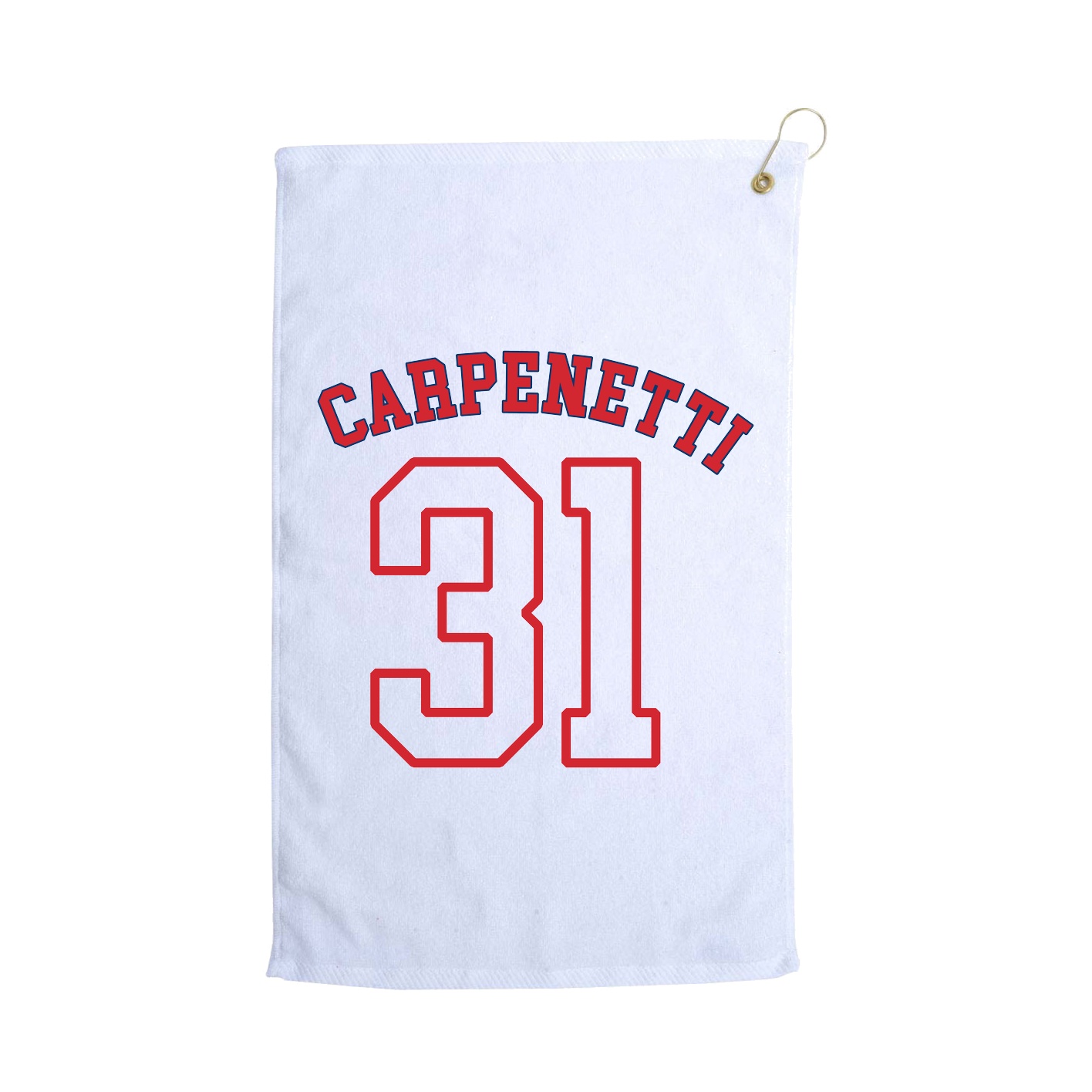 Golf Towel — Shirsey Arch in White