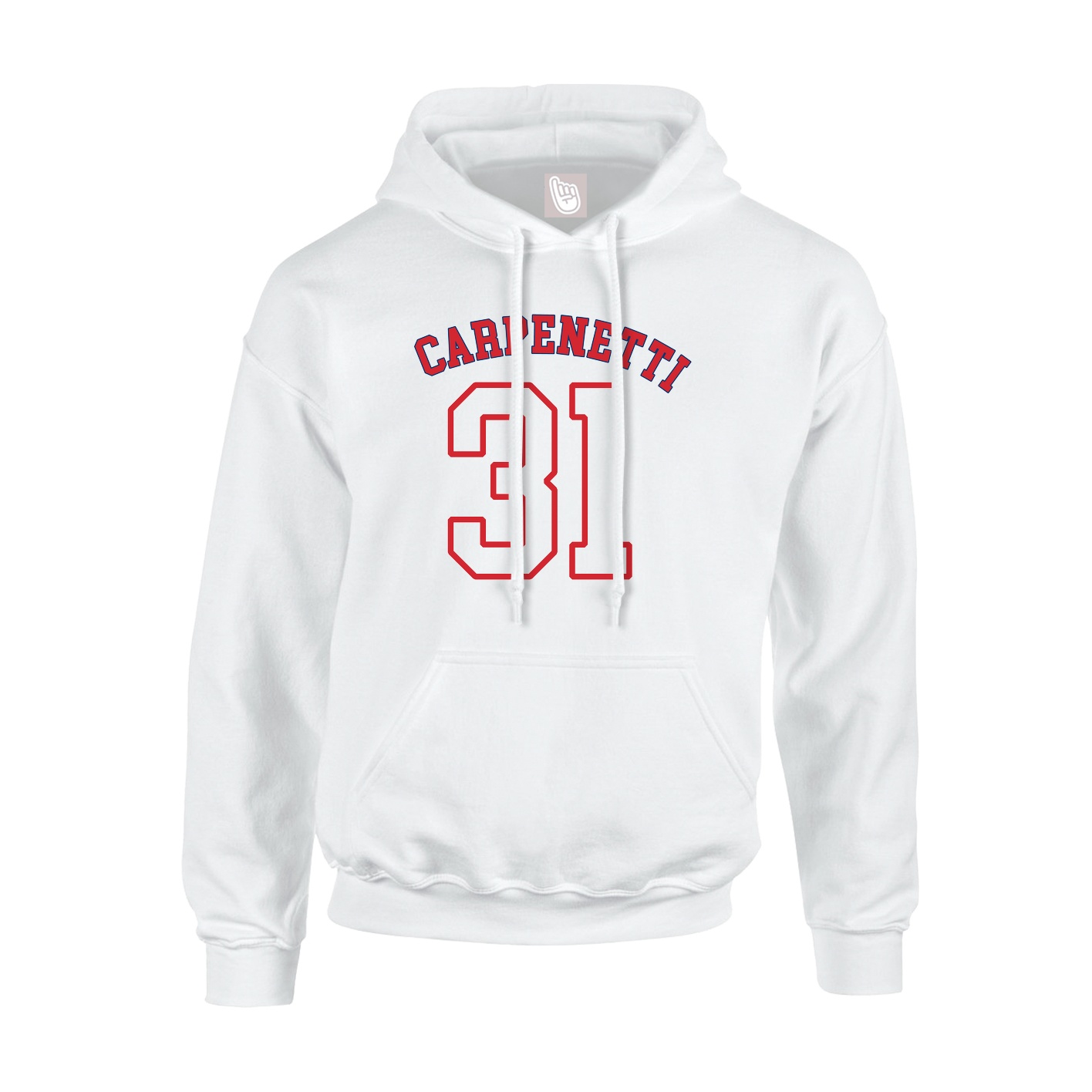 Hoodie — Shirsey Arch in White