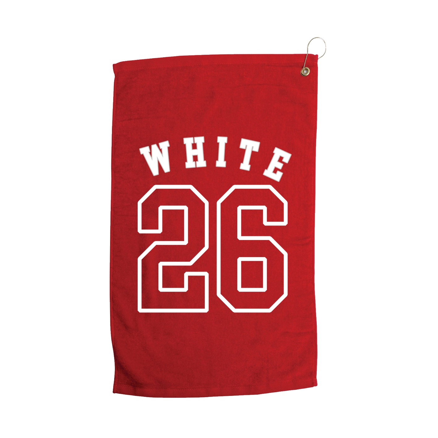 Golf Towel — Shirsey Arch in Red