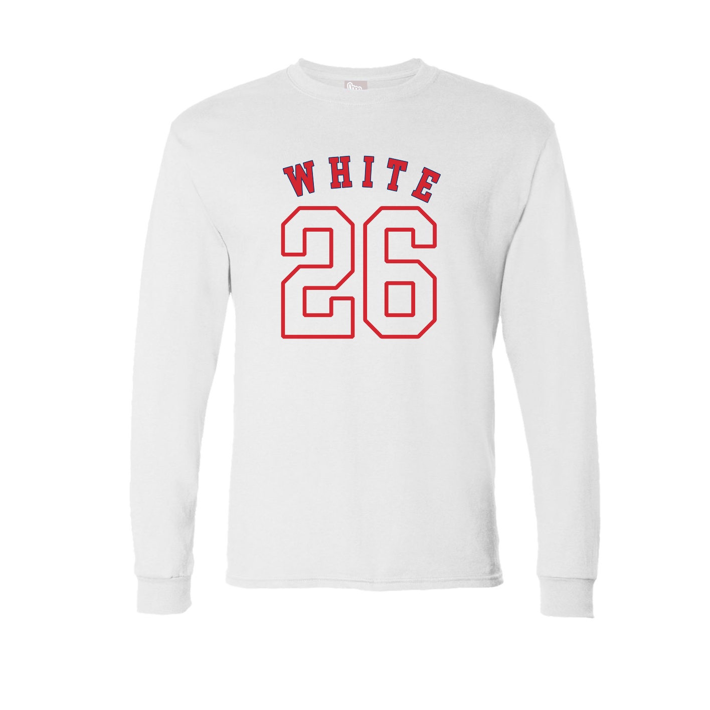 Long Sleeve Tee — Shirsey Arch in White