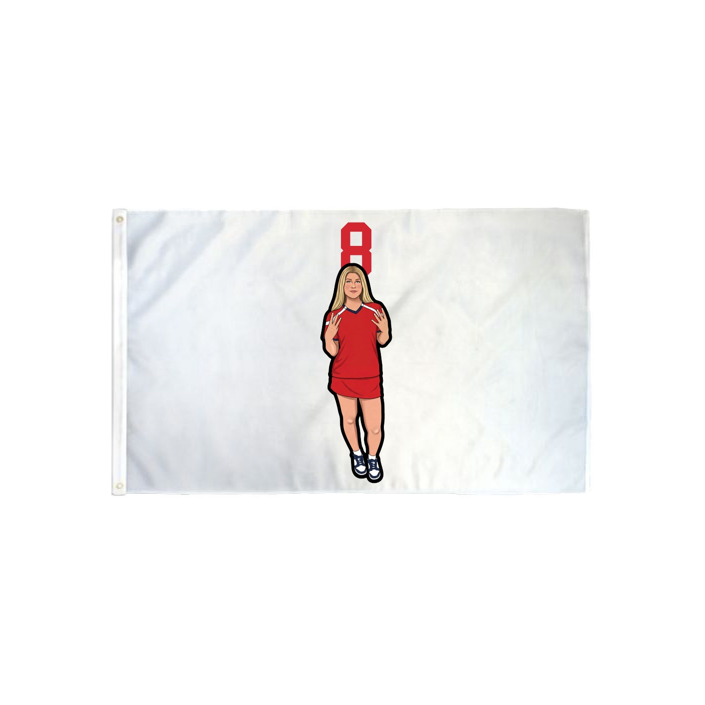 3x5 Flag — Number Top in Classic