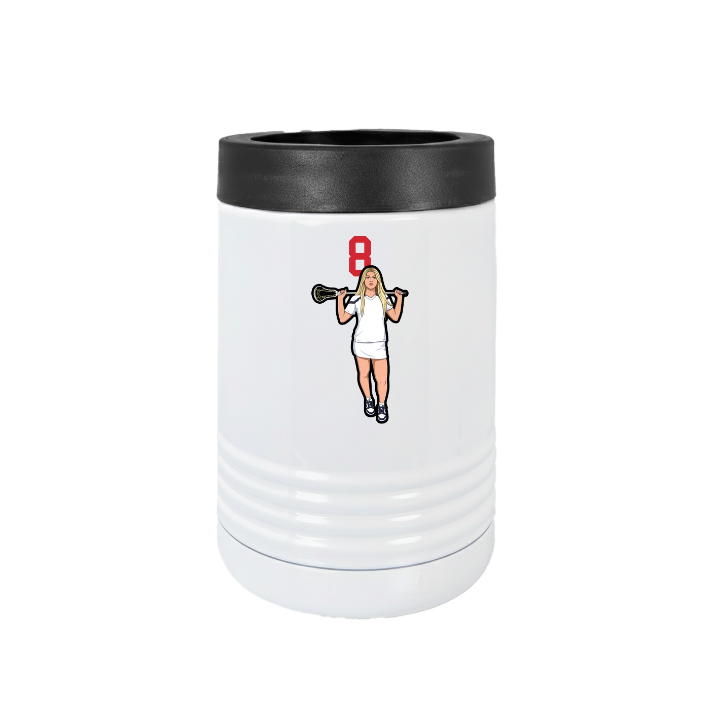 Beverage Holder — Number Top in White
