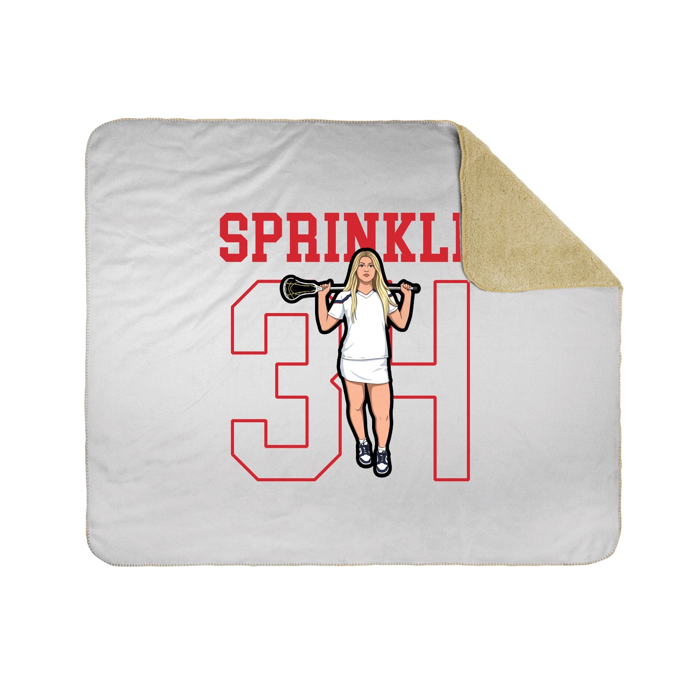 50x60 Sherpa Lined Throw Blanket