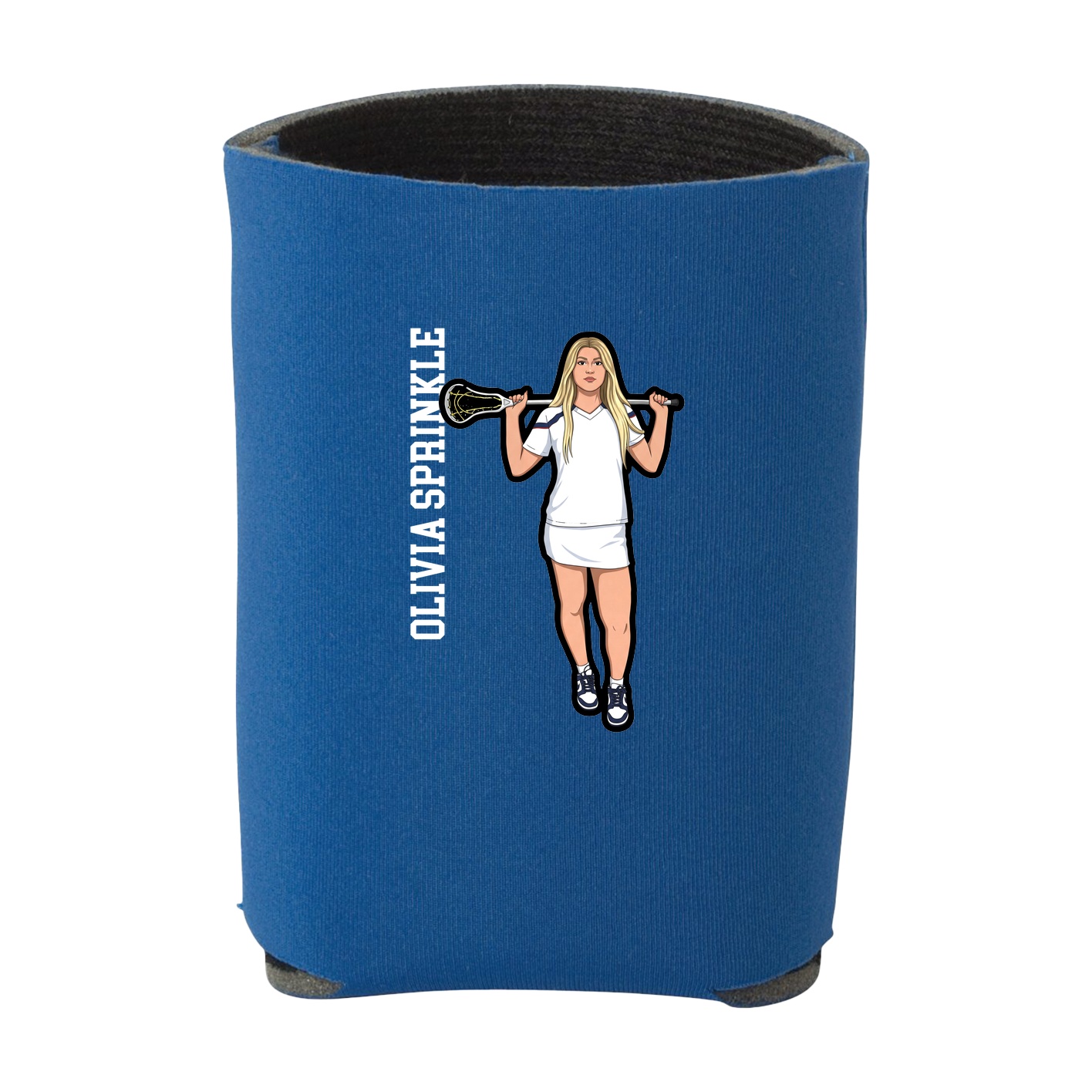 Can Holder — Name Vertical in Royal