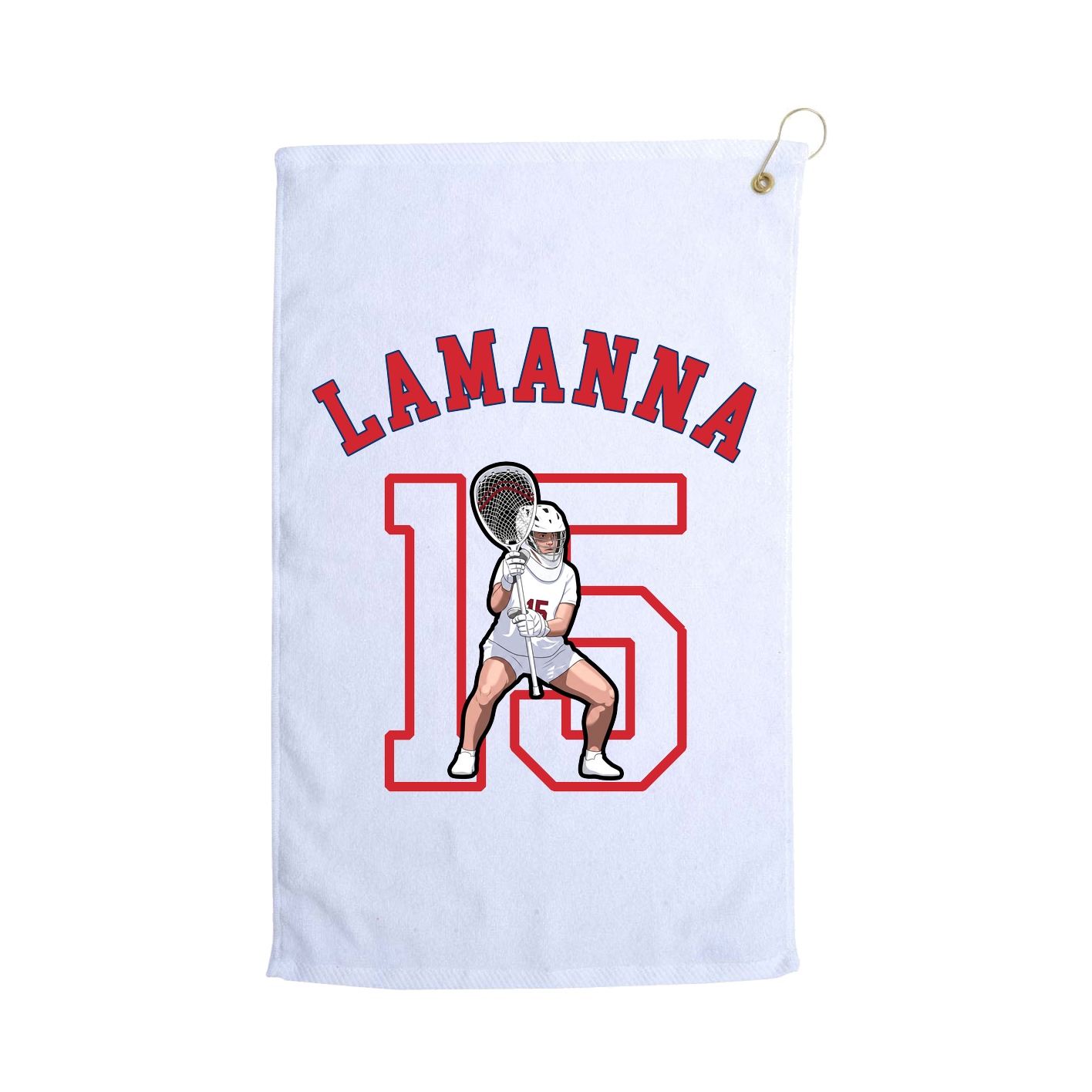 Golf Towel — Shirsey Arch in White