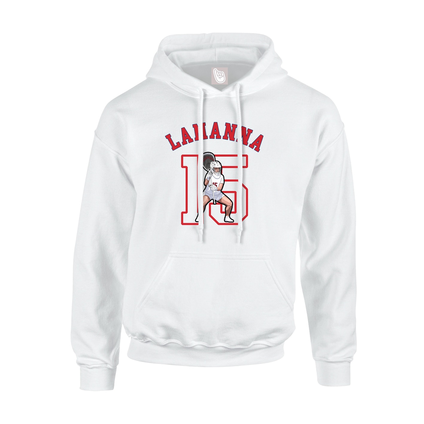 Youth Hoodie — Shirsey Arch in White