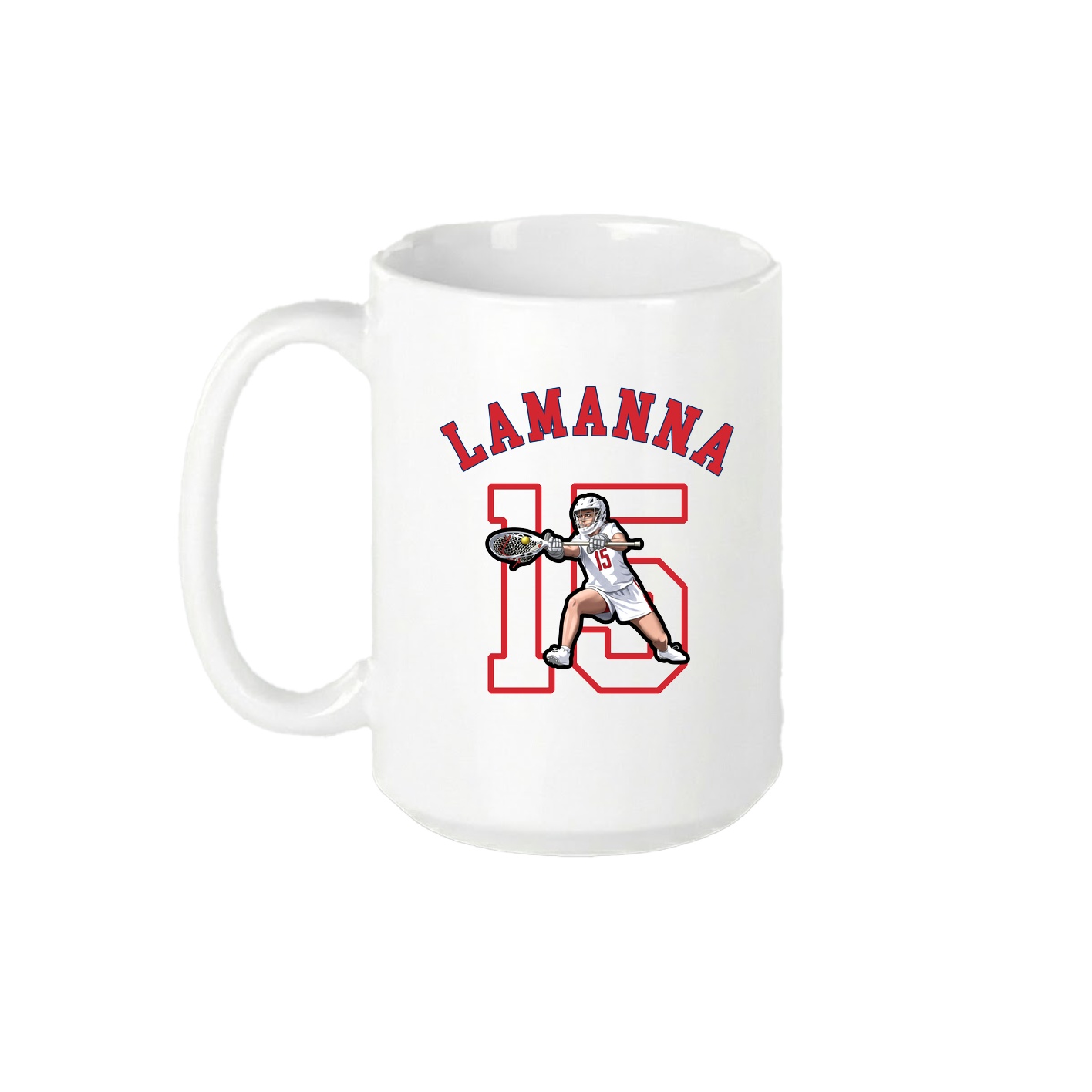 15oz Coffee Mug — Shirsey Arch in White