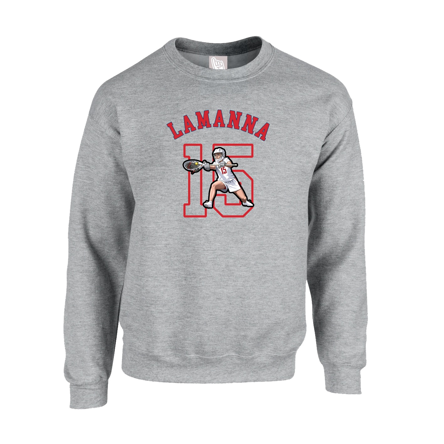 Fleece Crew — Shirsey Arch in Grey