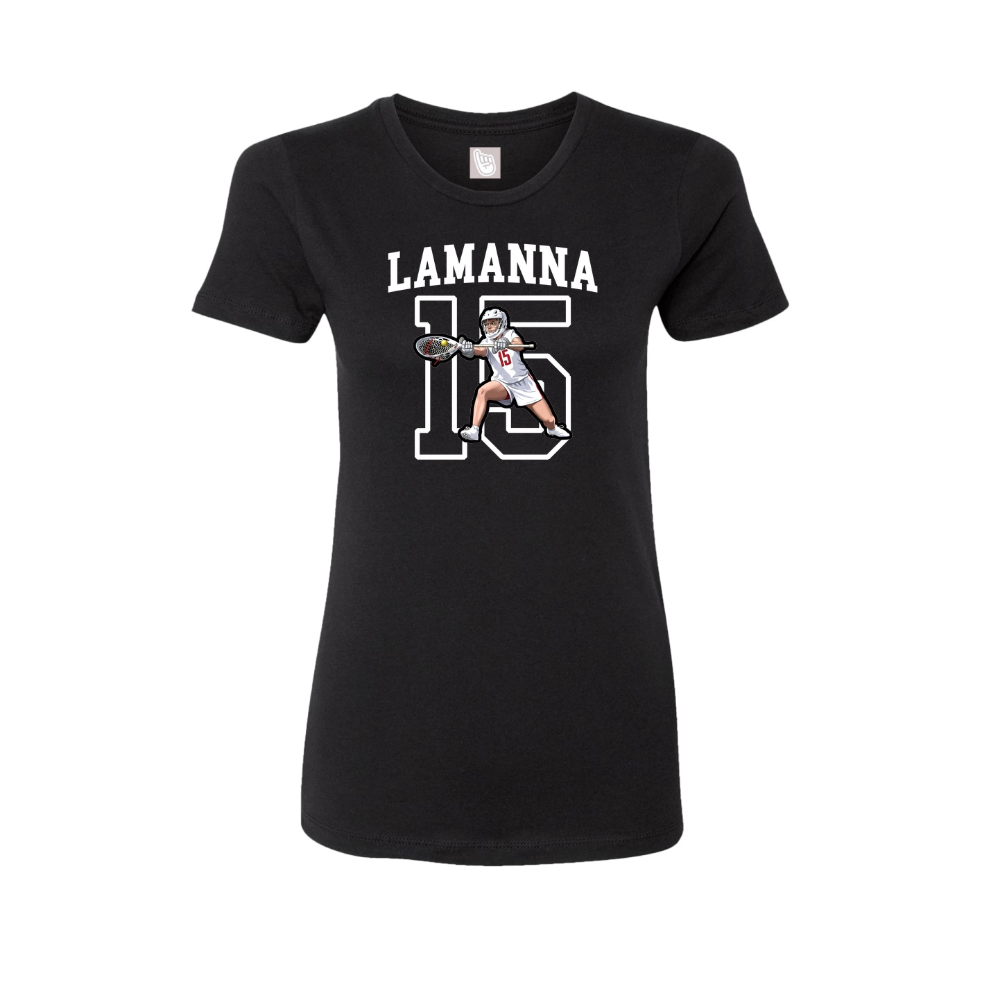 Fitted Women's Tee — Shirsey in Black