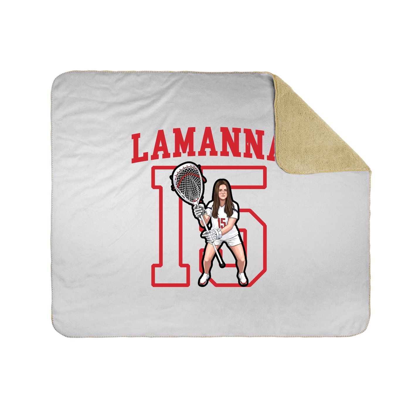 Throw Blanket — Shirsey in White