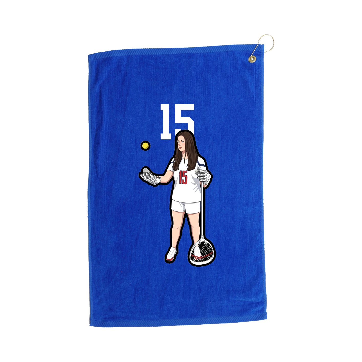 Golf Towel — Number Top in Royal