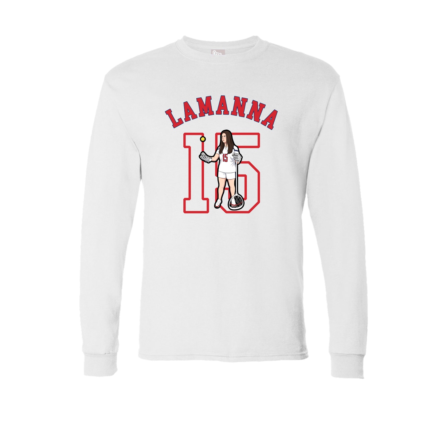 Long Sleeve Tee — Shirsey Arch in White
