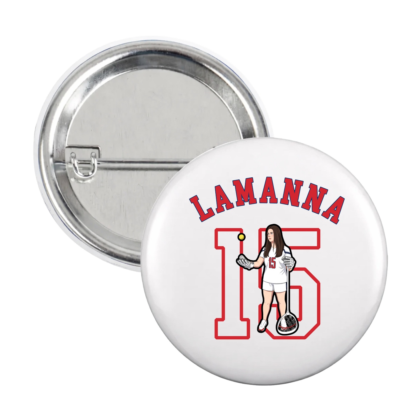 Game Day Button — Shirsey Arch in White