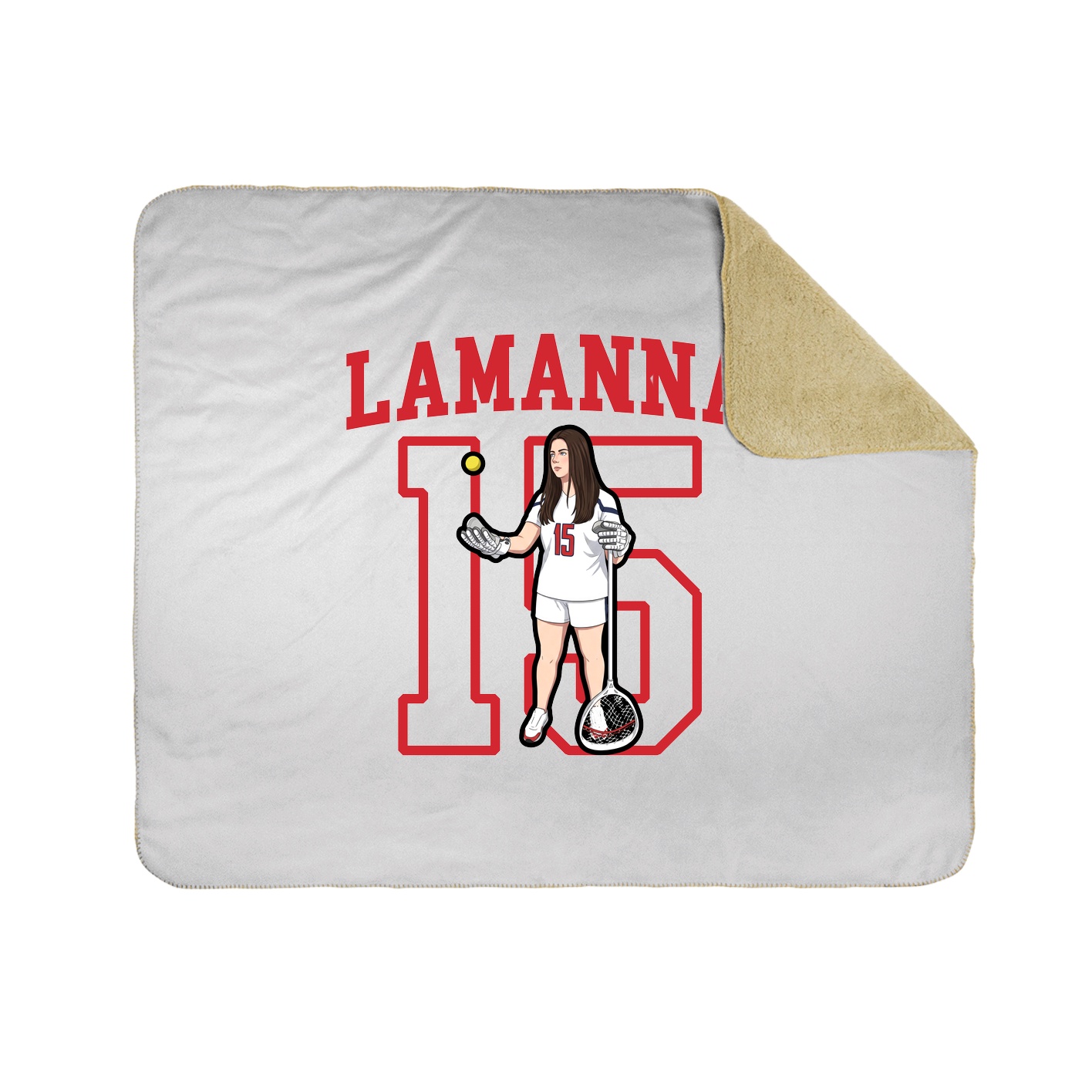 Throw Blanket — Shirsey in White