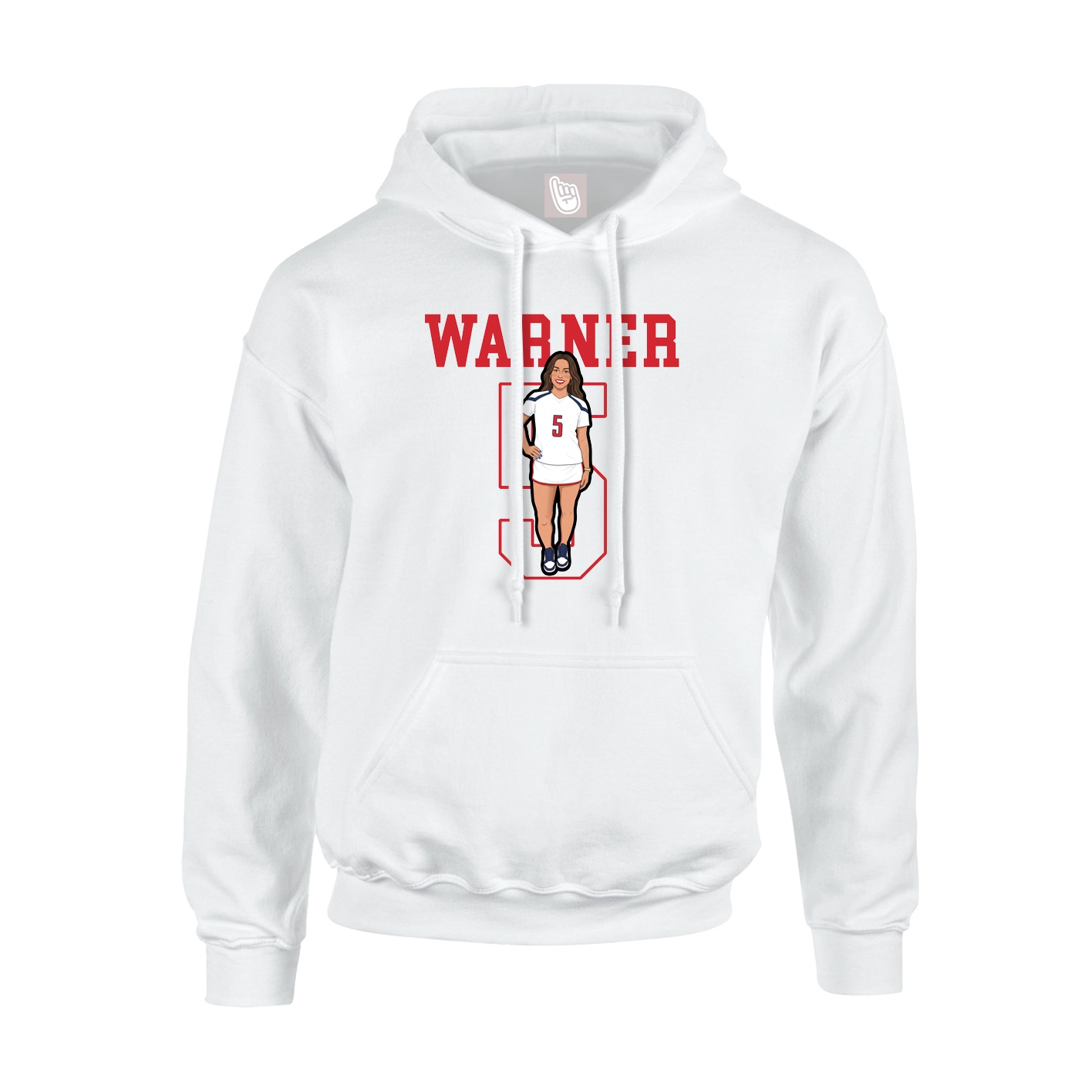 Youth Hoodie — Shirsey in White
