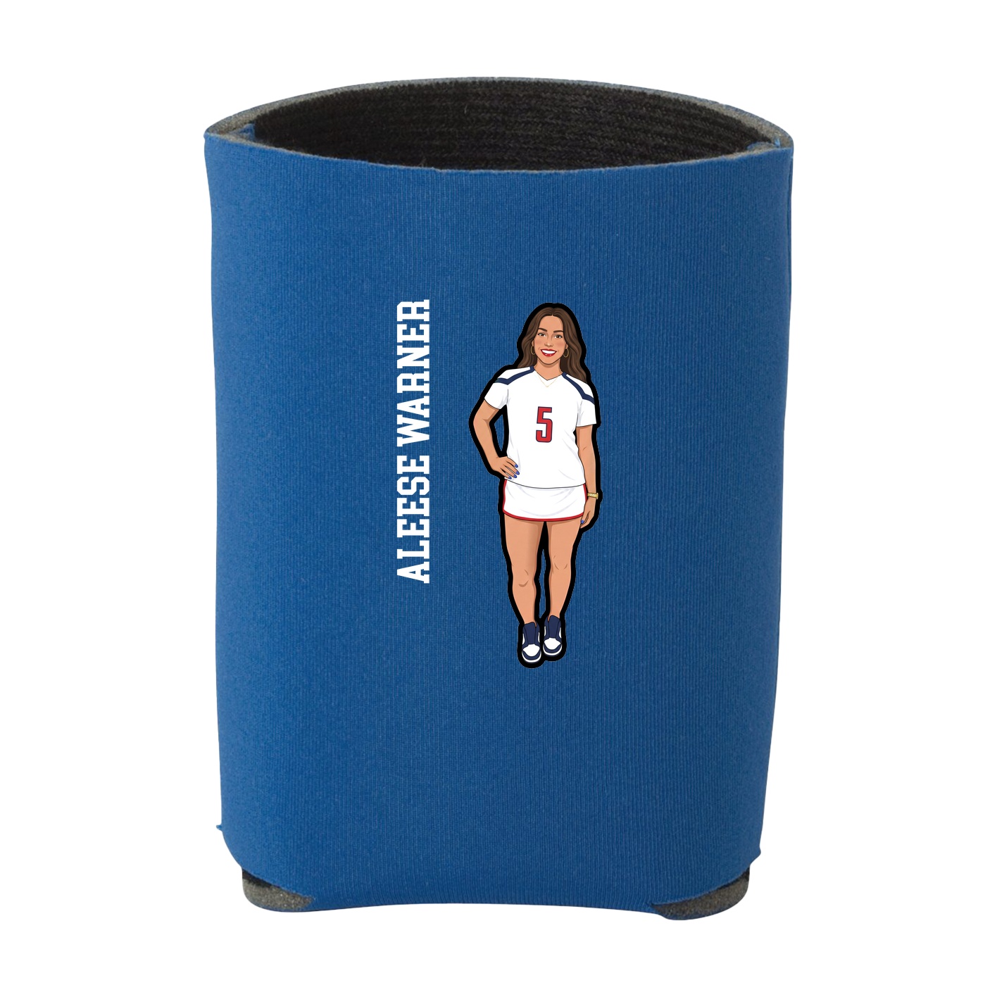 Can Holder — Name Vertical in Royal