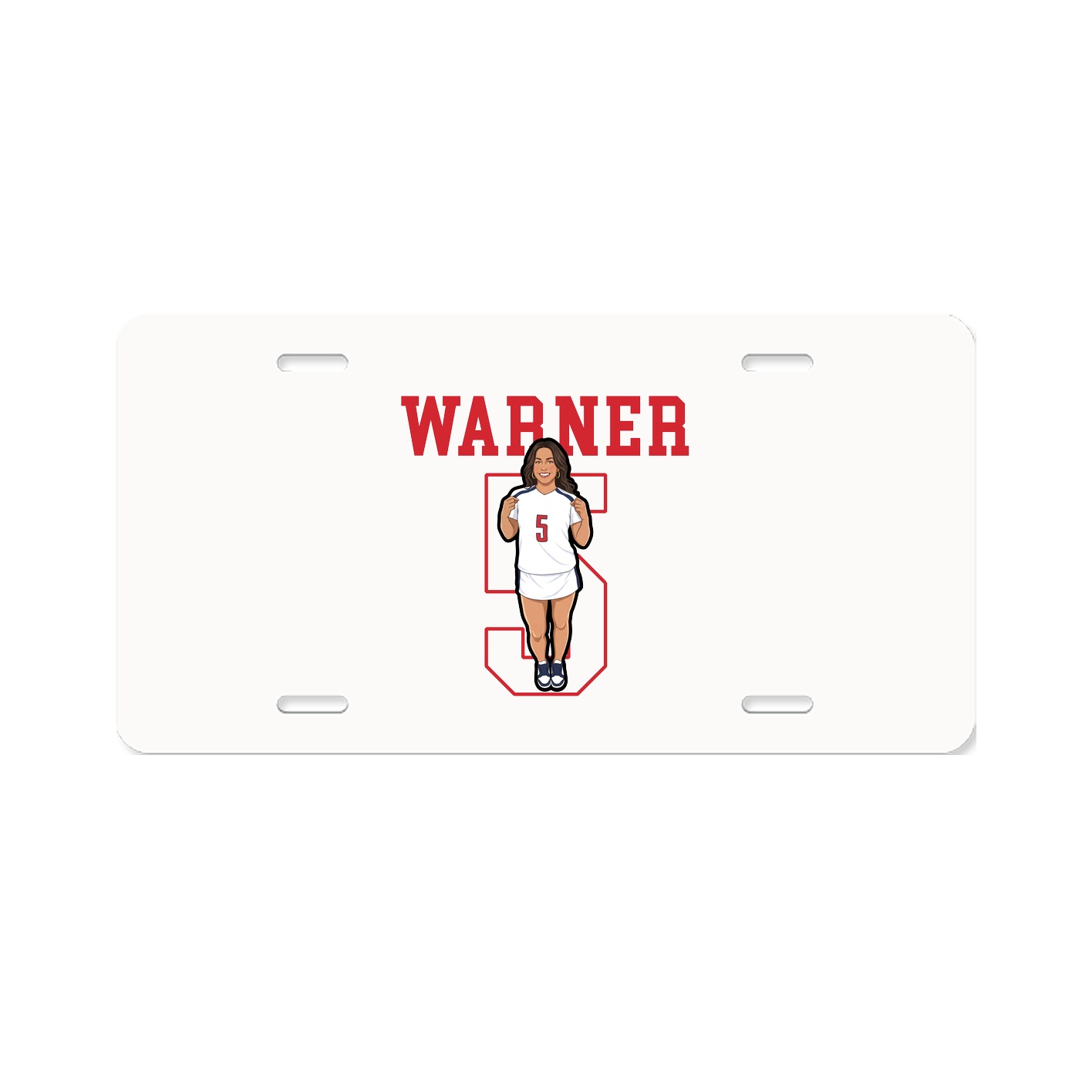 License Plate — Shirsey in Classic