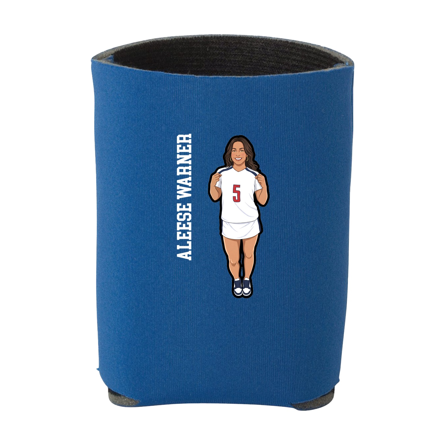 Can Holder — Name Vertical in Royal