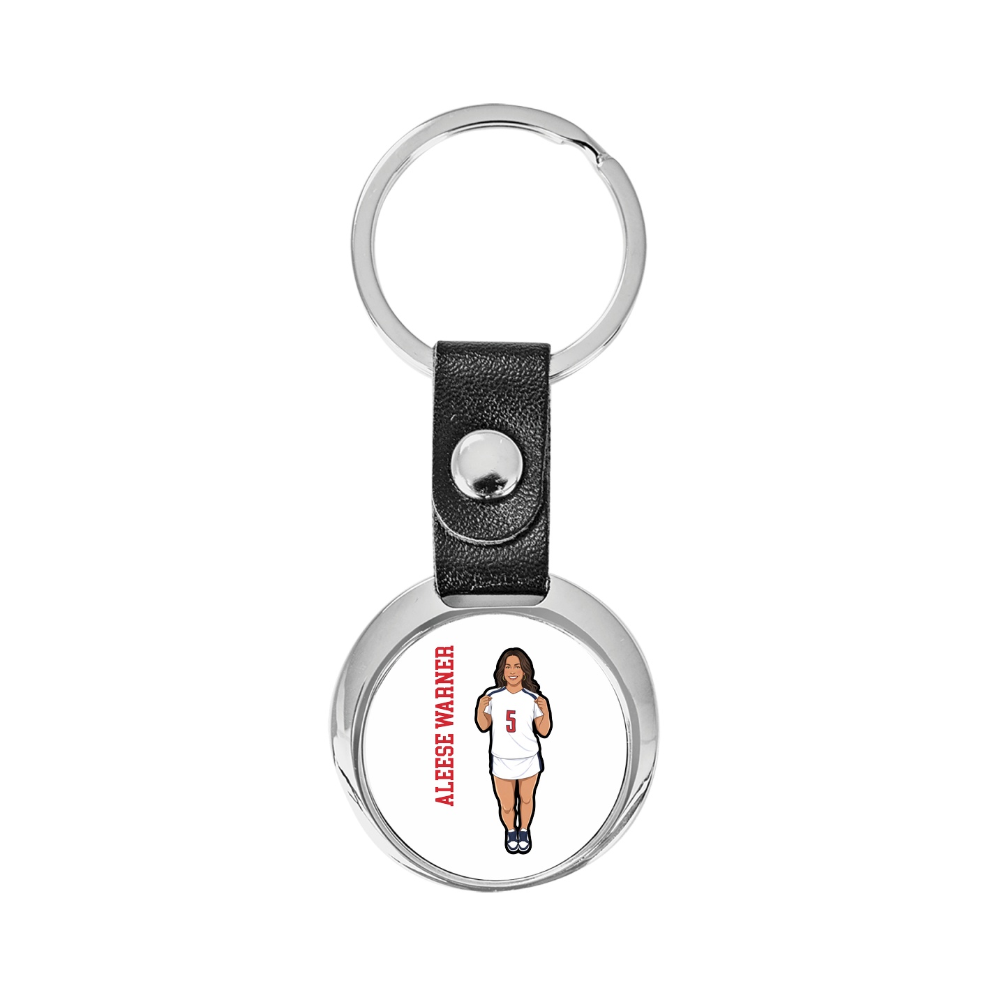 Key Chain — Name Vertical in Classic