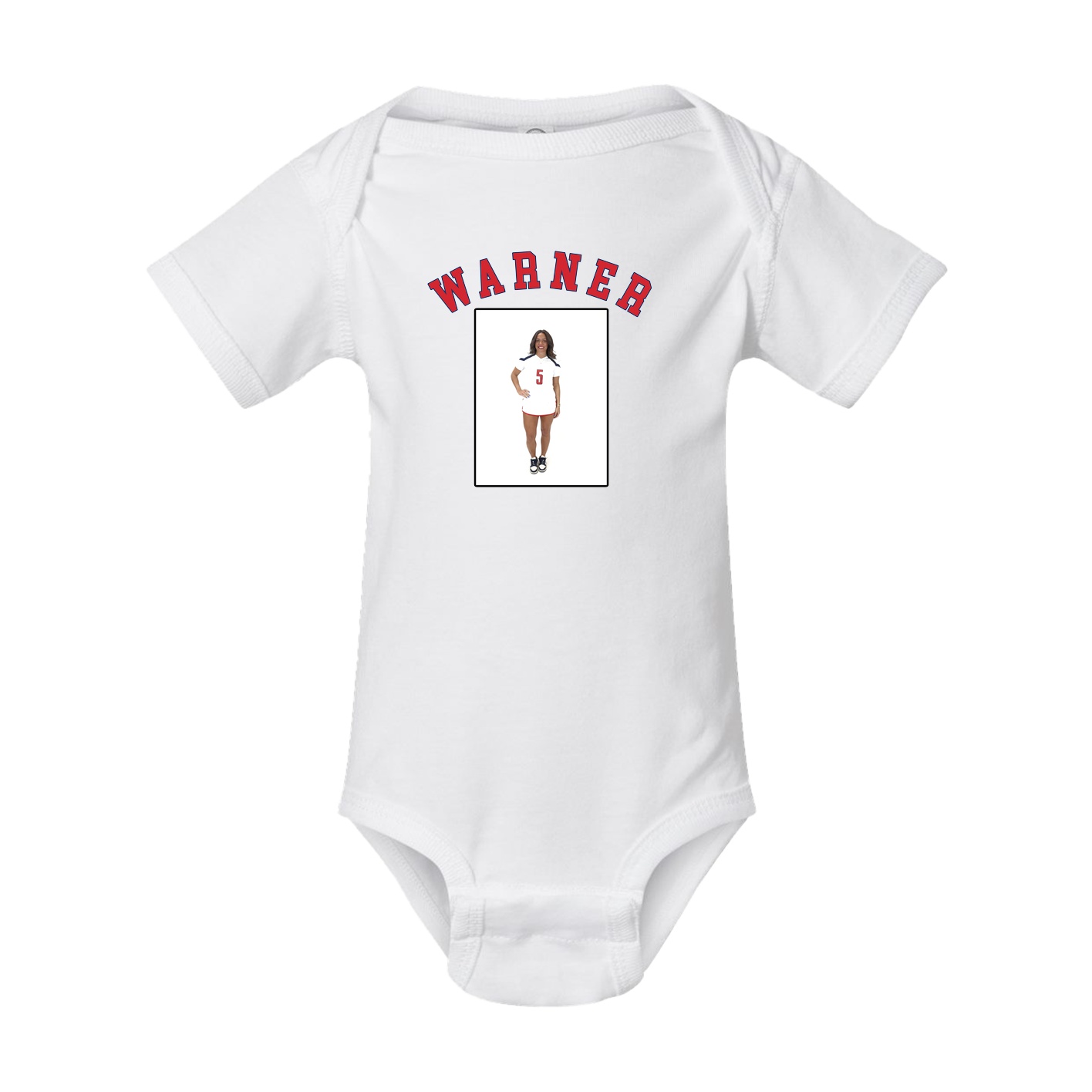 Baby Onesie — Shirsey Arch in White
