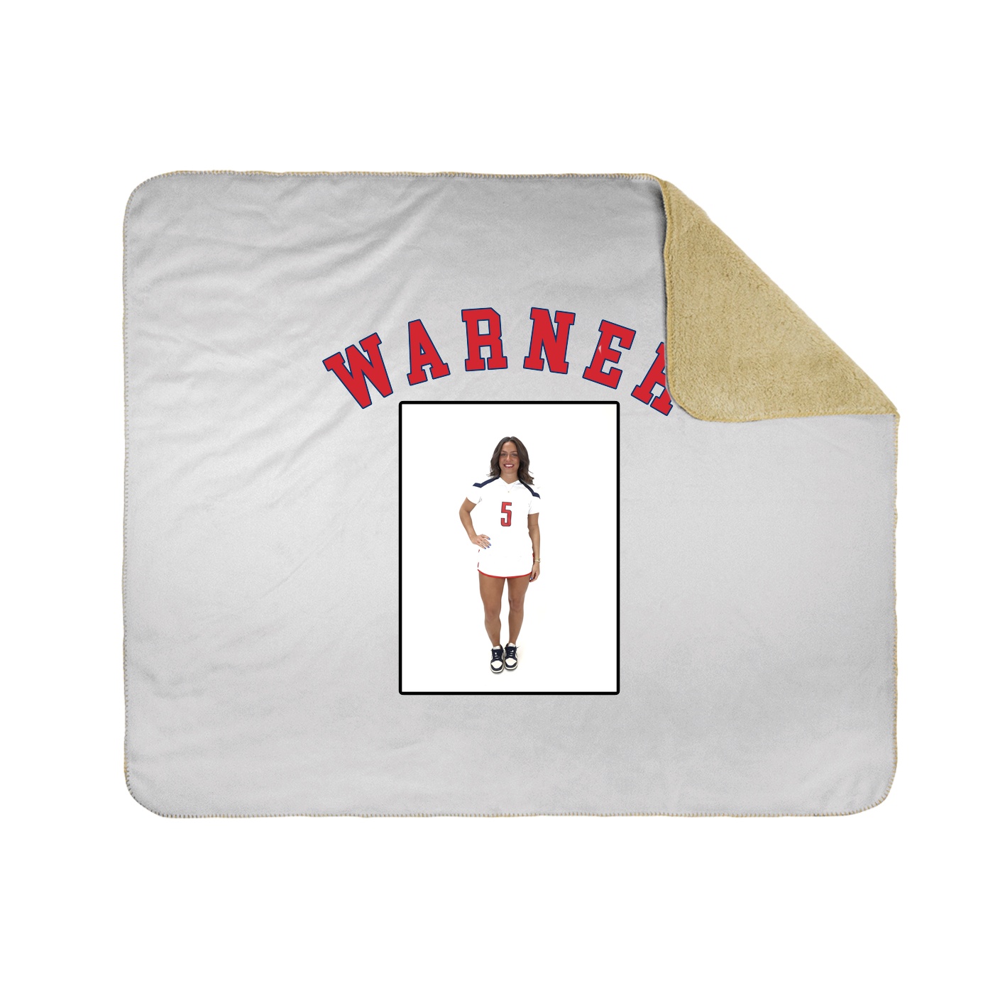 Throw Blanket — Shirsey Arch in White