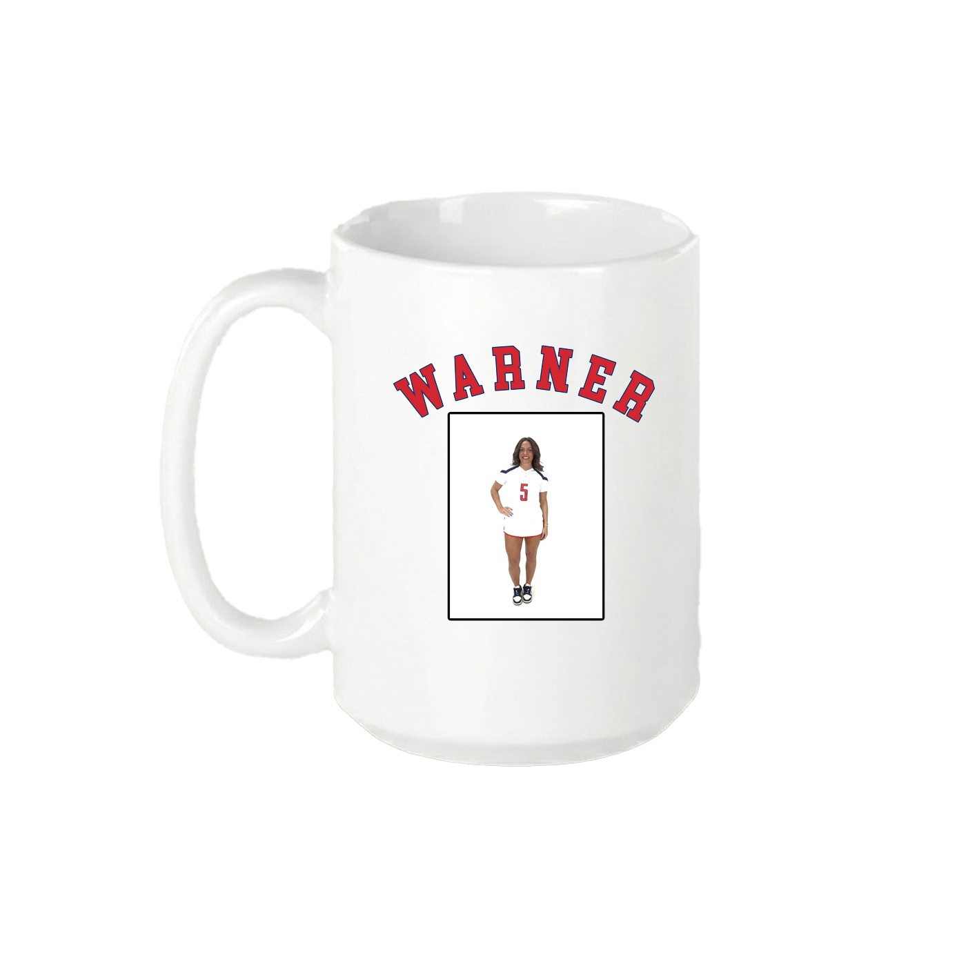 15oz Coffee Mug — Shirsey Arch in White