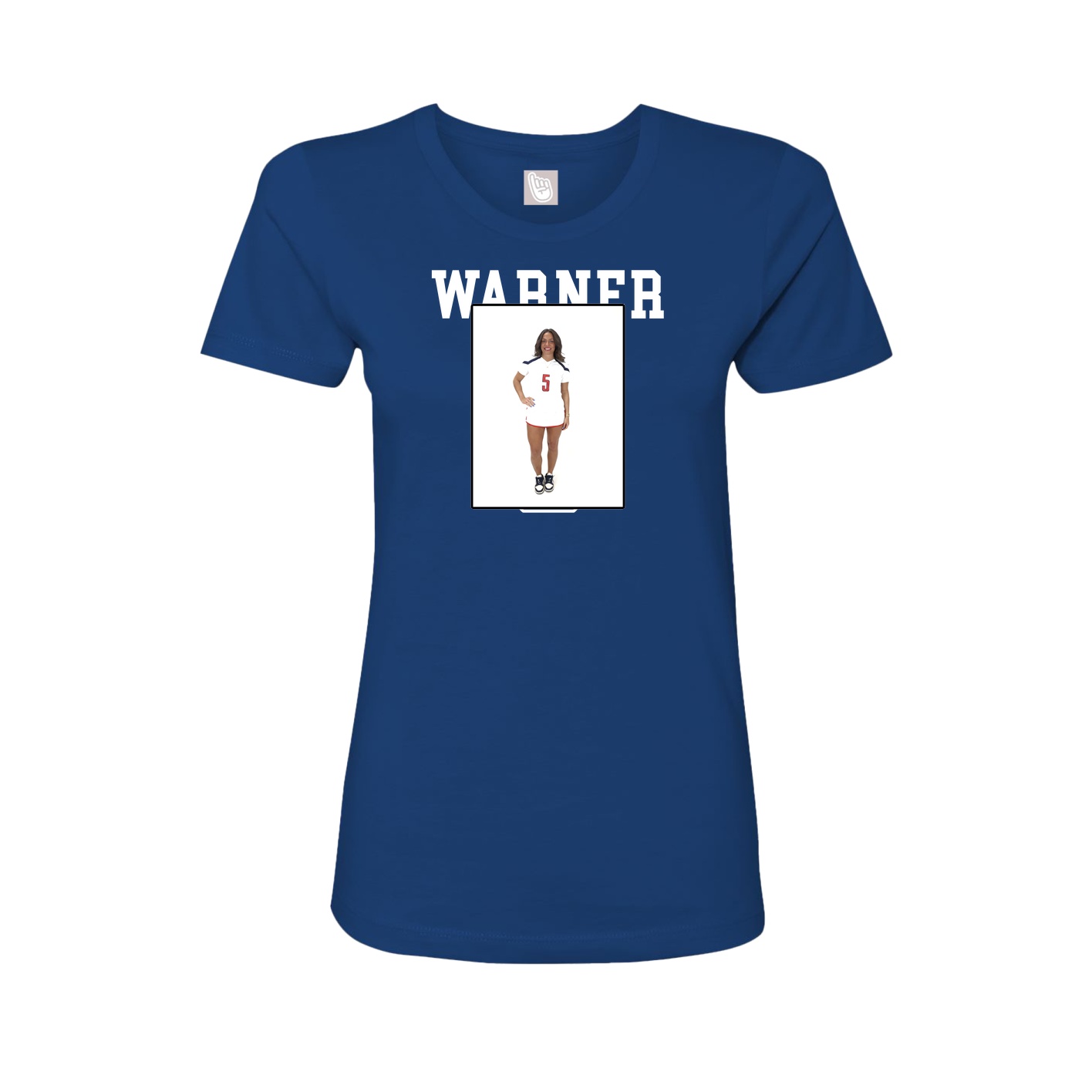 Fitted Women's Tee — Shirsey in Royal