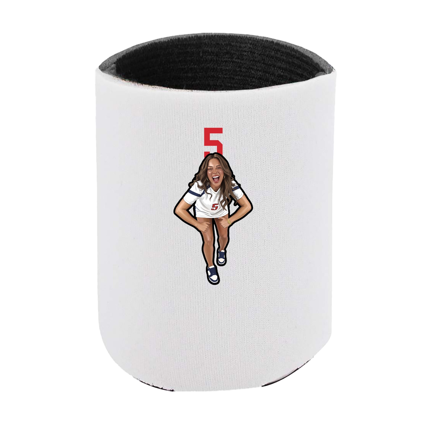 Can Holder — Number Top in White