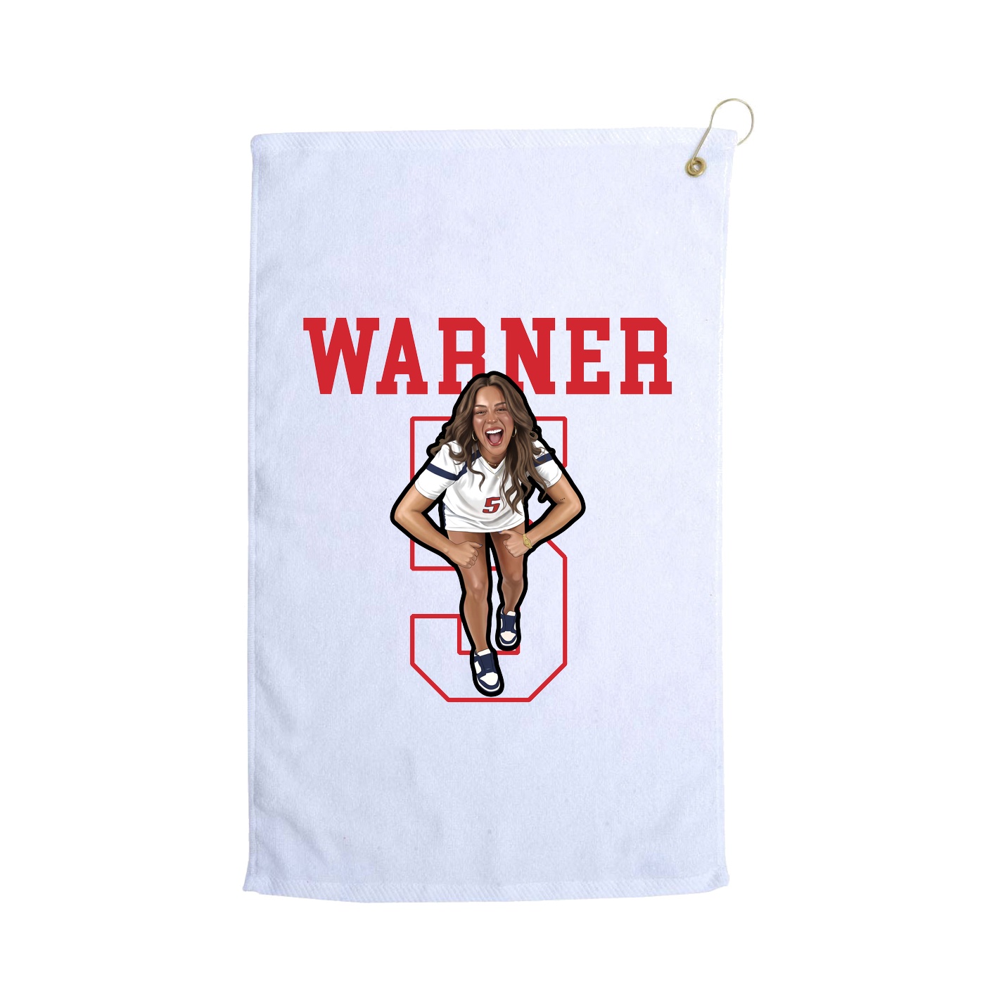 Golf Towel — Shirsey in White