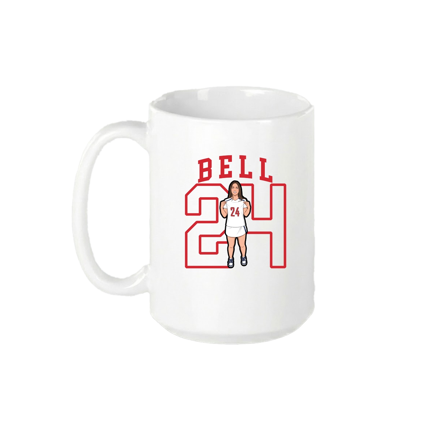 15oz Coffee Mug — Shirsey in White