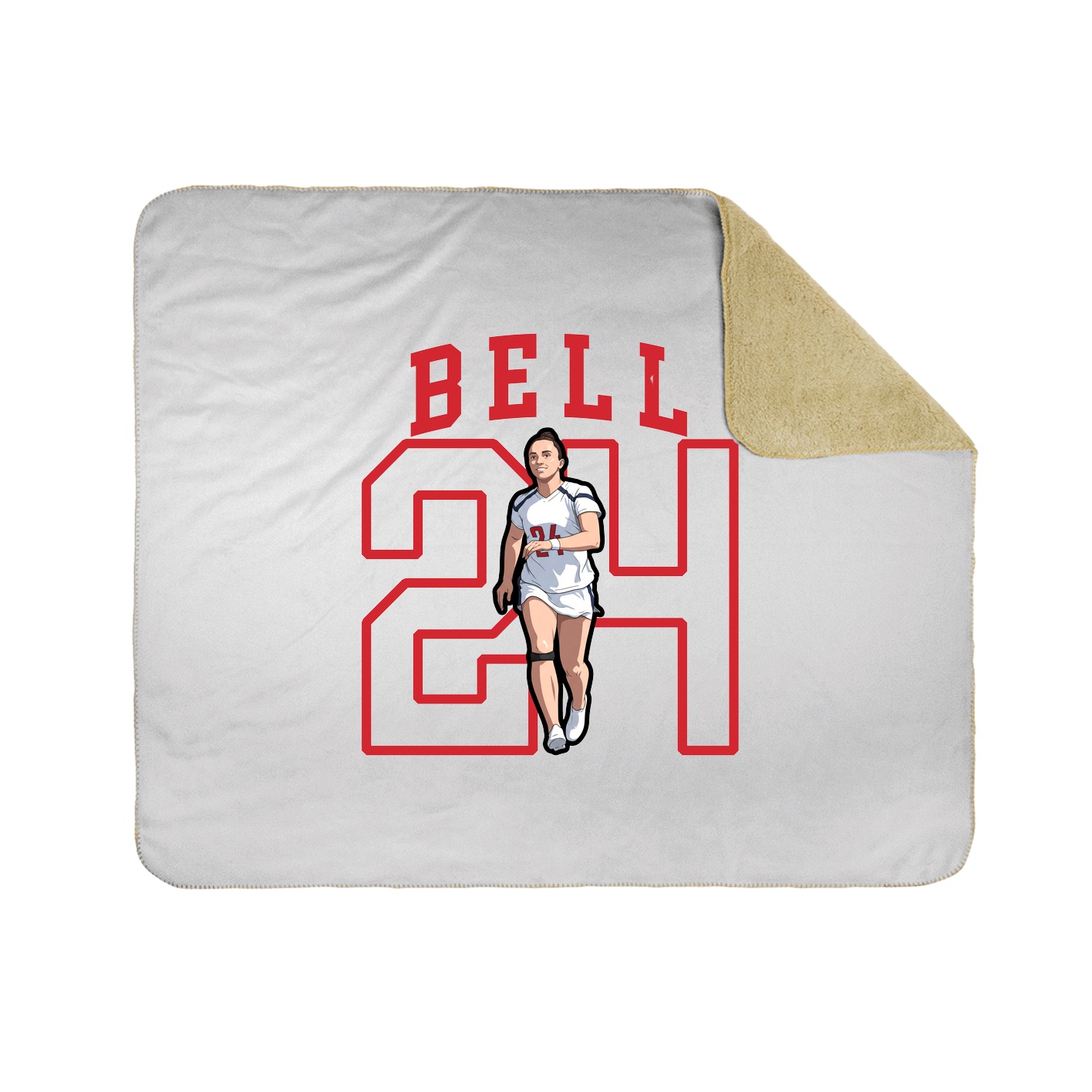 Throw Blanket — Shirsey in White