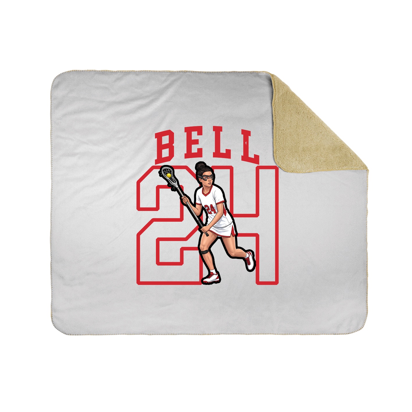 Throw Blanket — Shirsey in White
