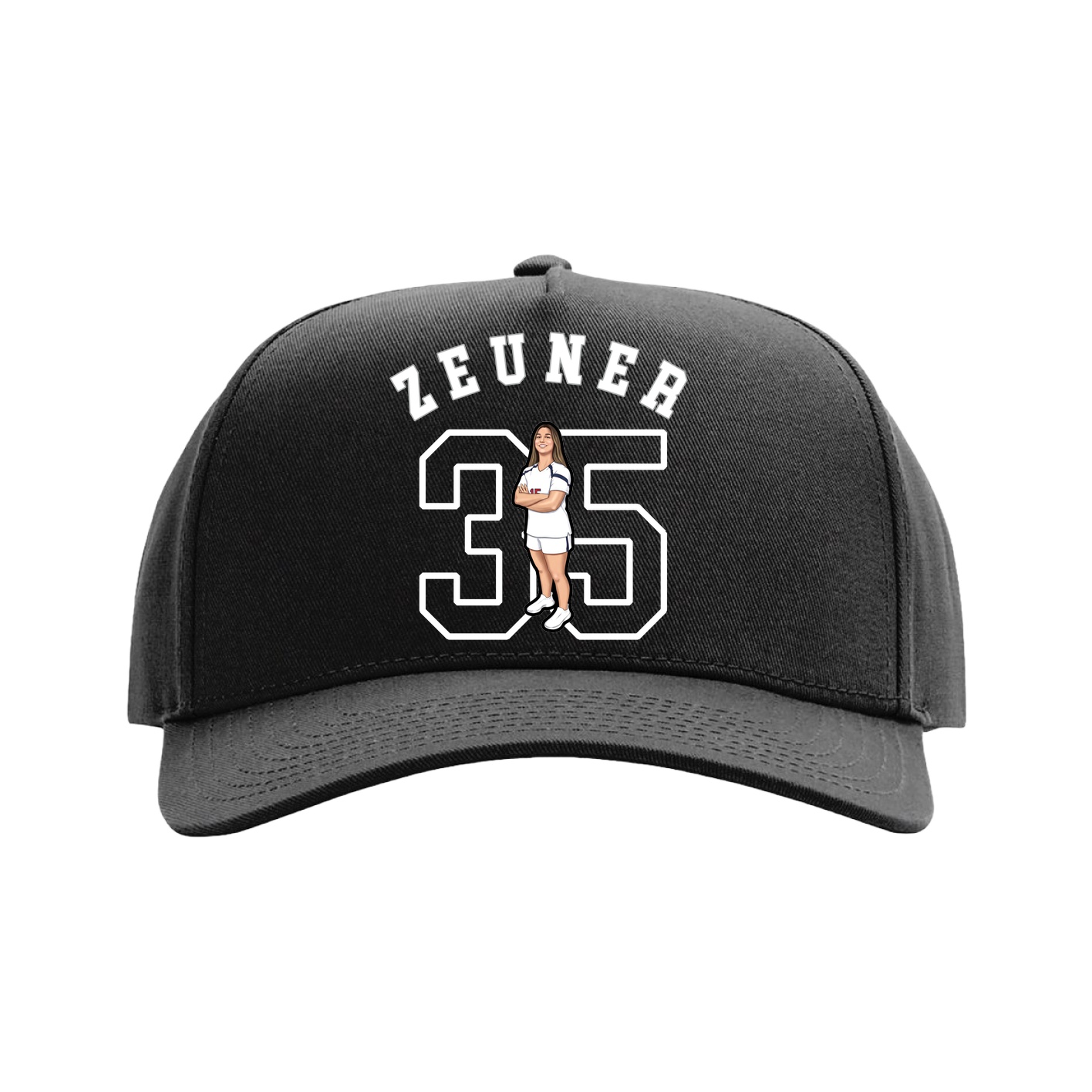 Full Fabric Five-Panel Champ Cap
