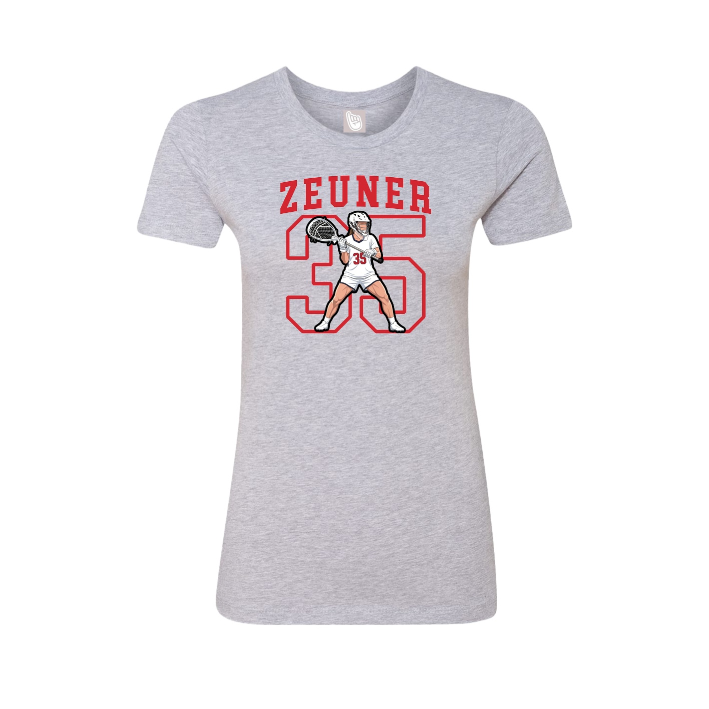 Fitted Women's Tee — Shirsey in Grey