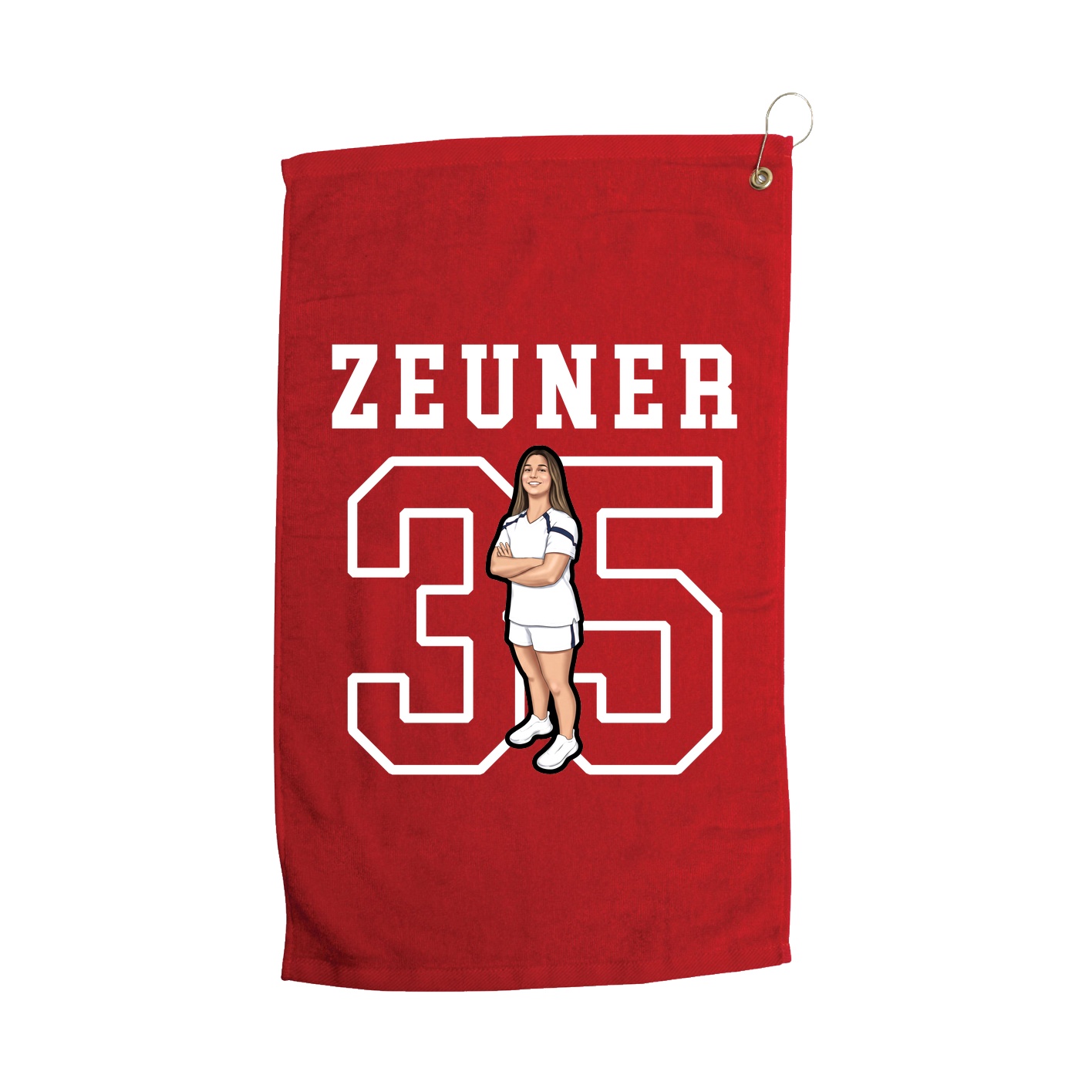 Golf Towel — Shirsey in Red