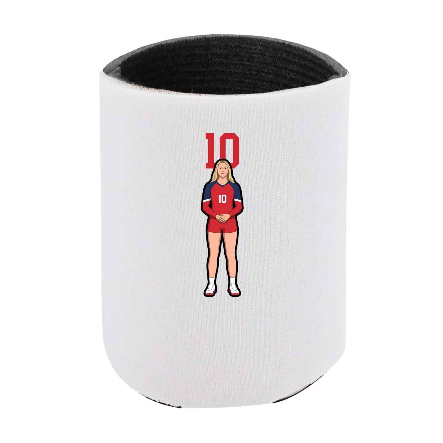 Can Holder — Number Top in White