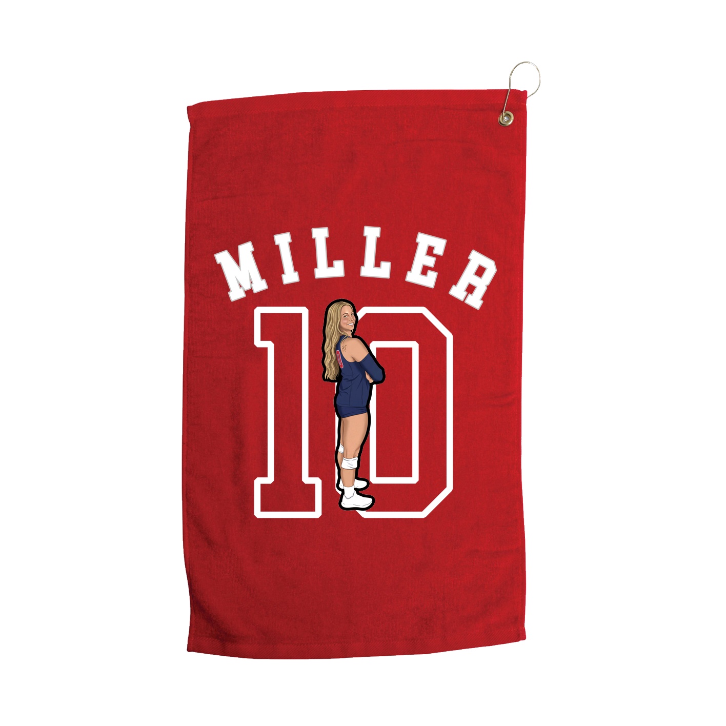 Golf Towel — Shirsey Arch in Red