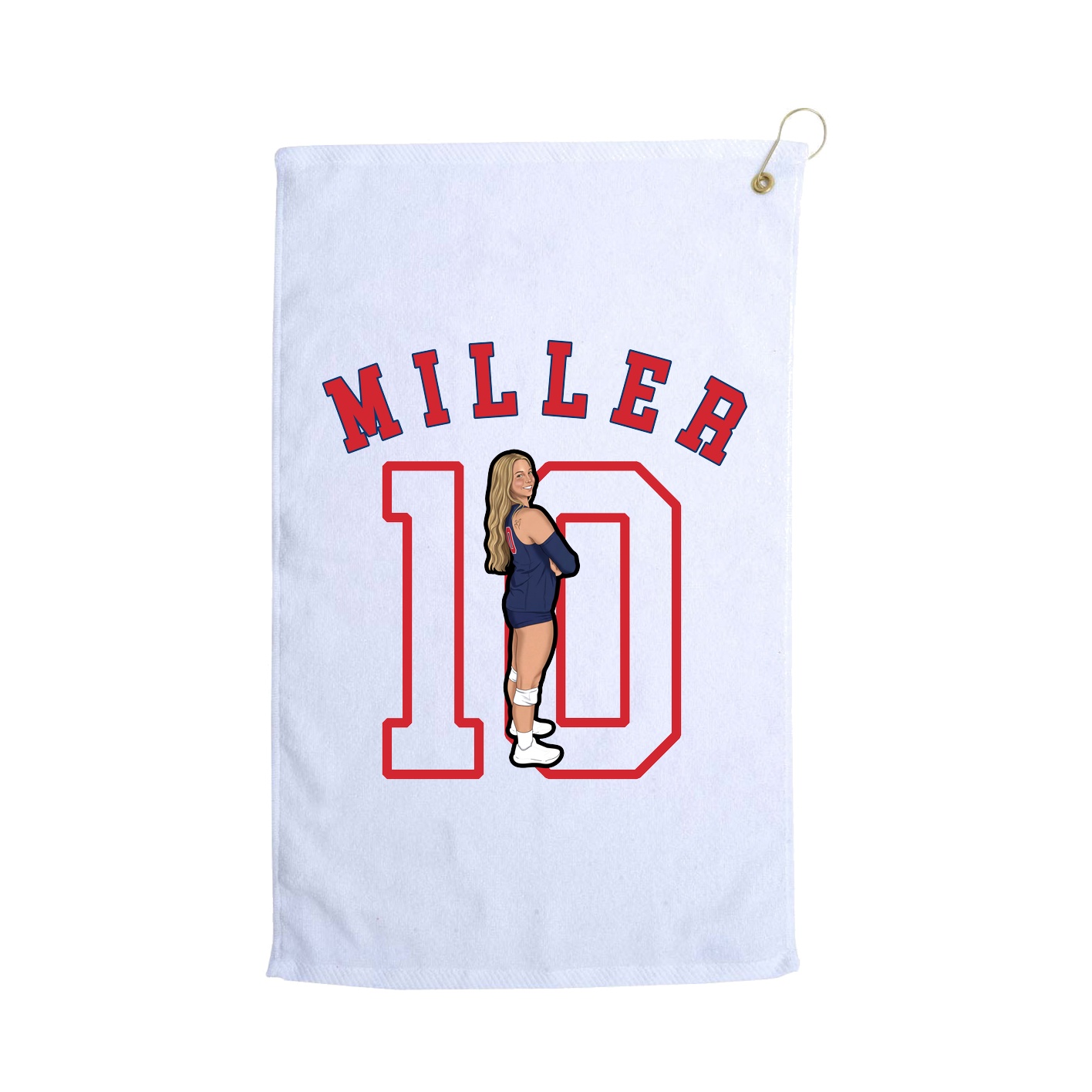 Golf Towel — Shirsey Arch in White