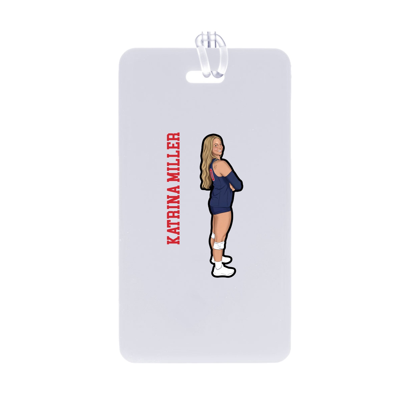 Bag Tag — Name Vertical in Classic