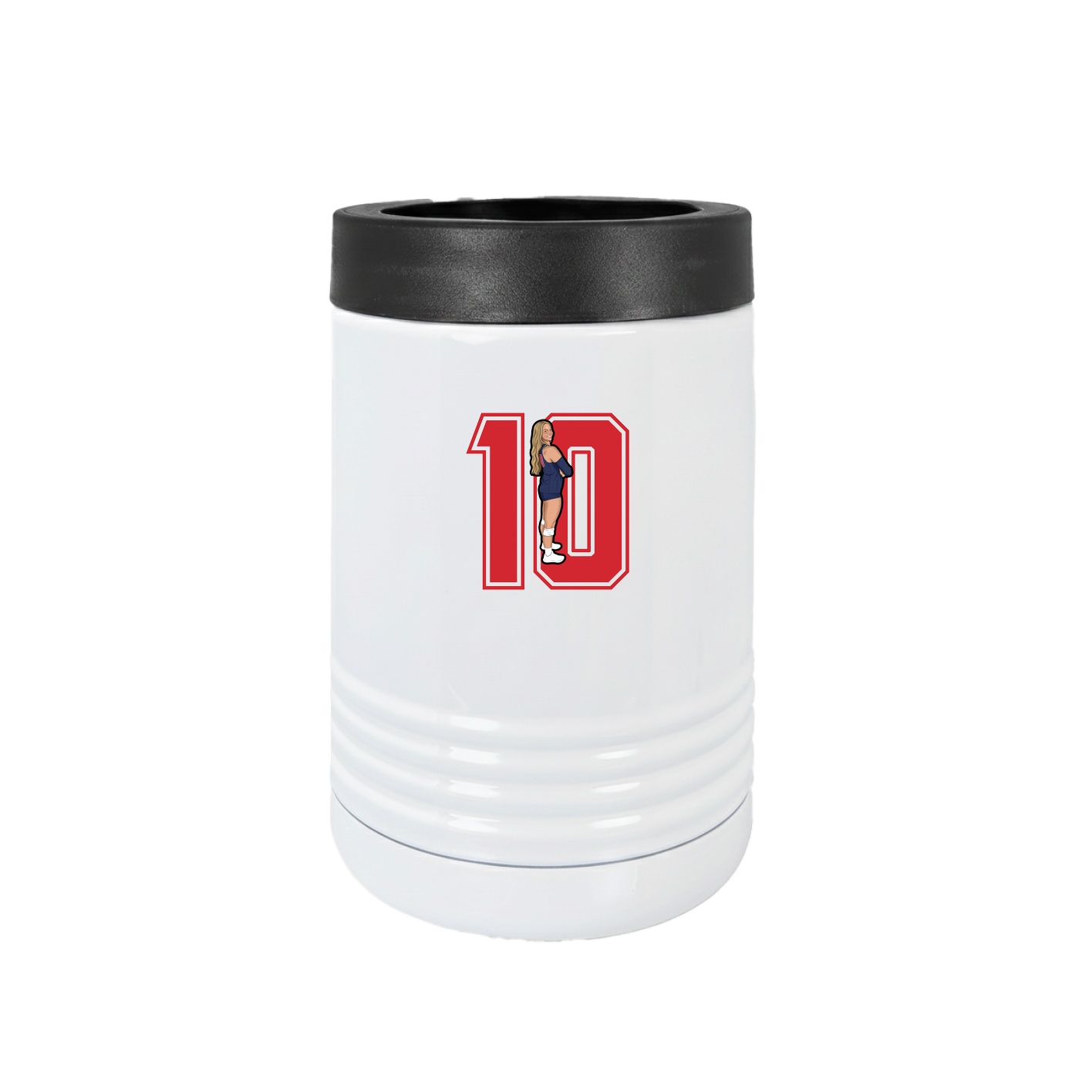 Beverage Holder — Number in White
