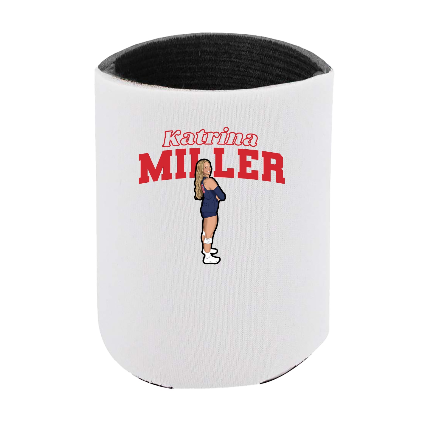 Can Holder — Name Arch in White