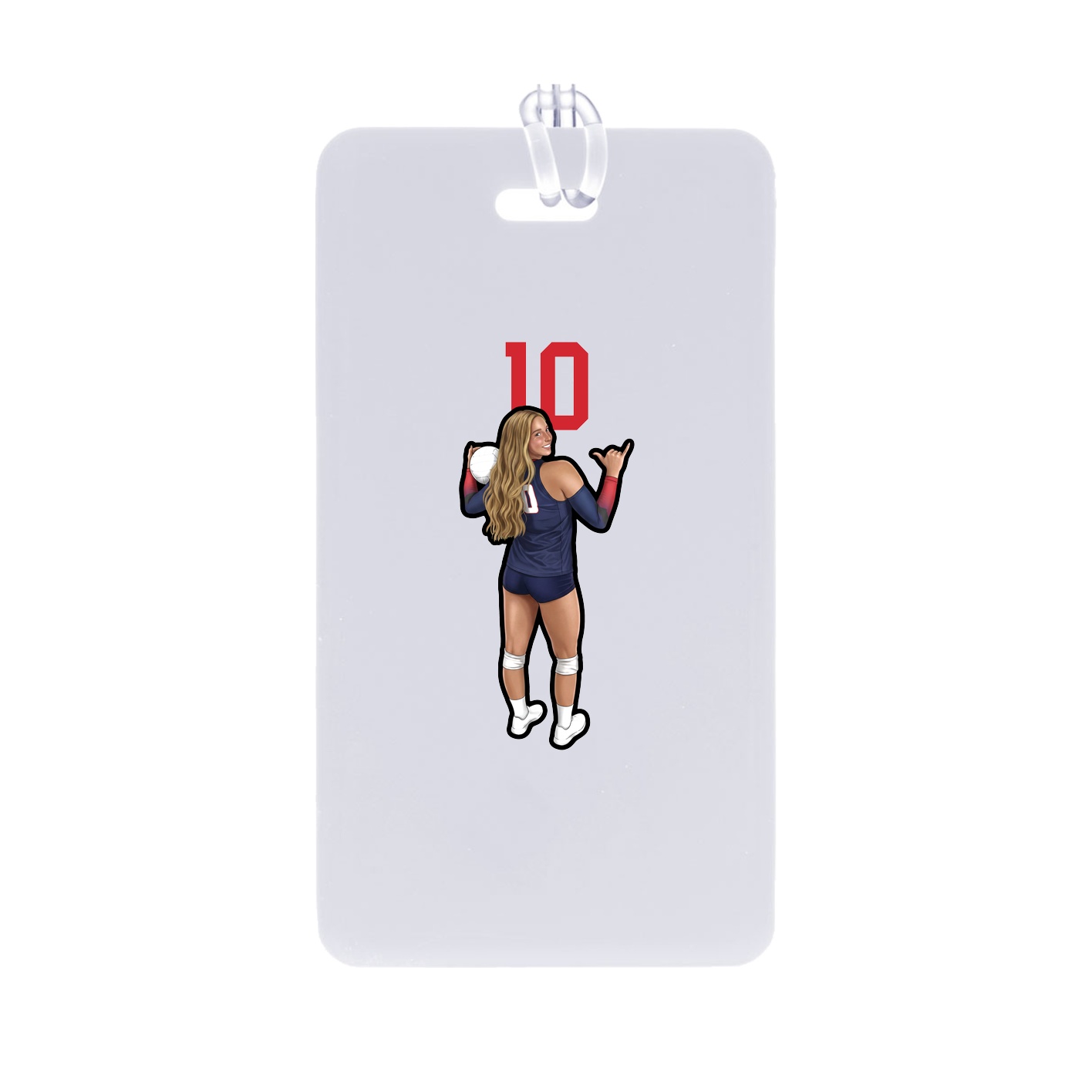 Bag Tag — Number Top in Classic