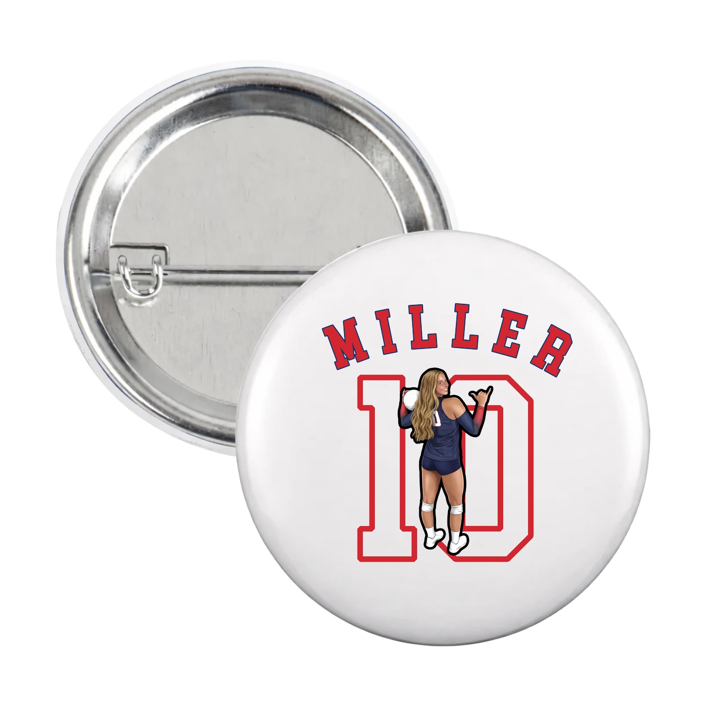 Game Day Button — Shirsey Arch in White