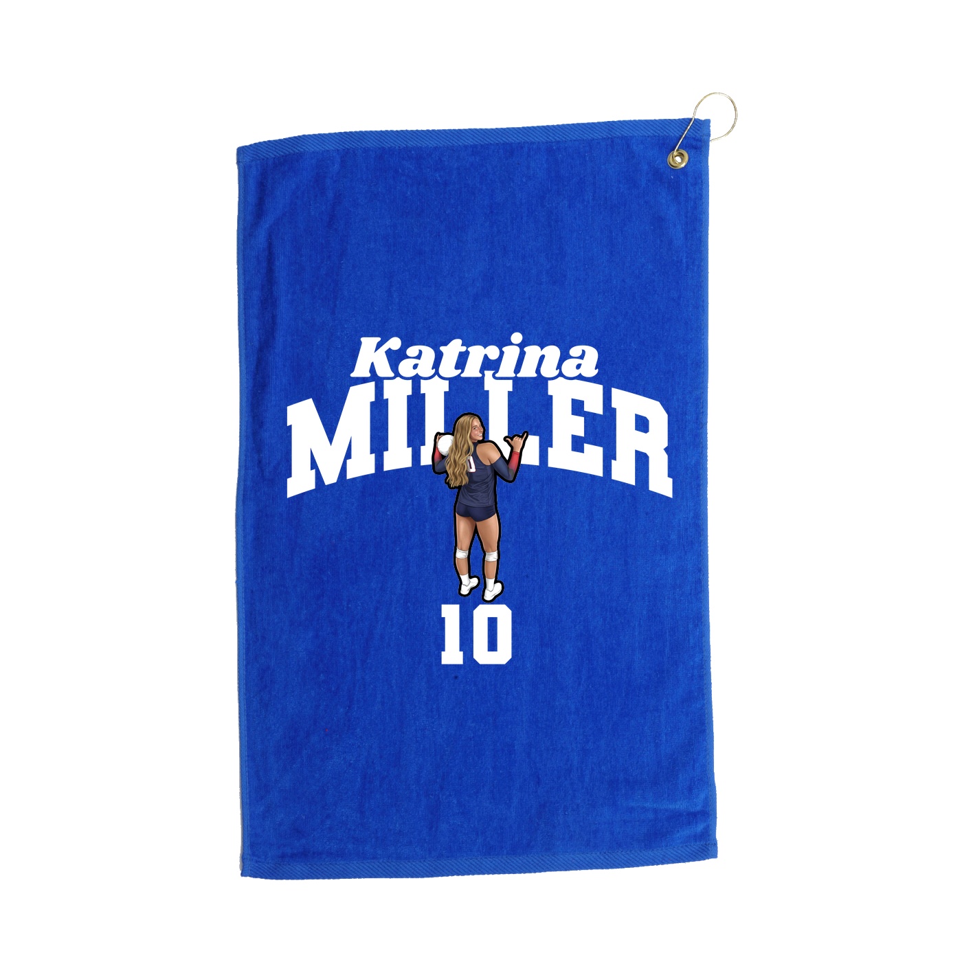 Golf Towel — Signature Arch in Royal