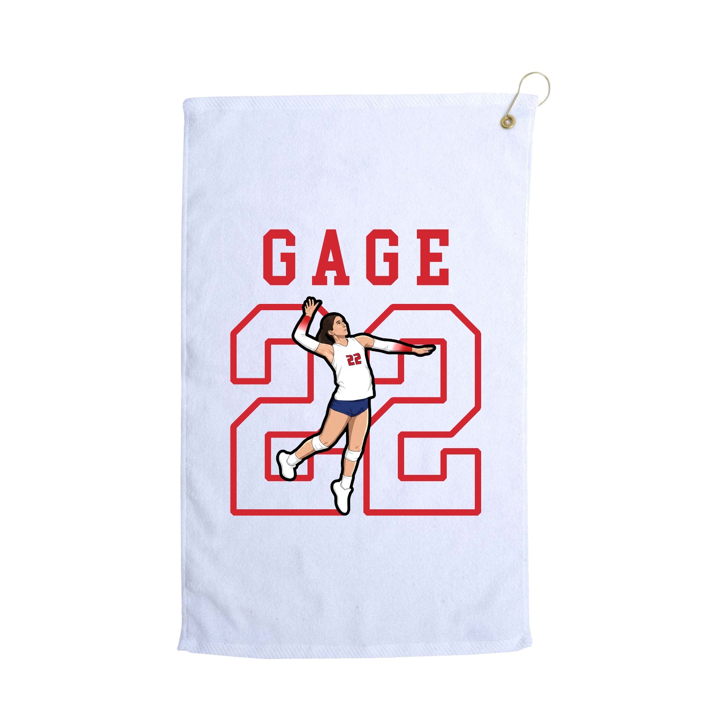 Golf Towel — Shirsey in White